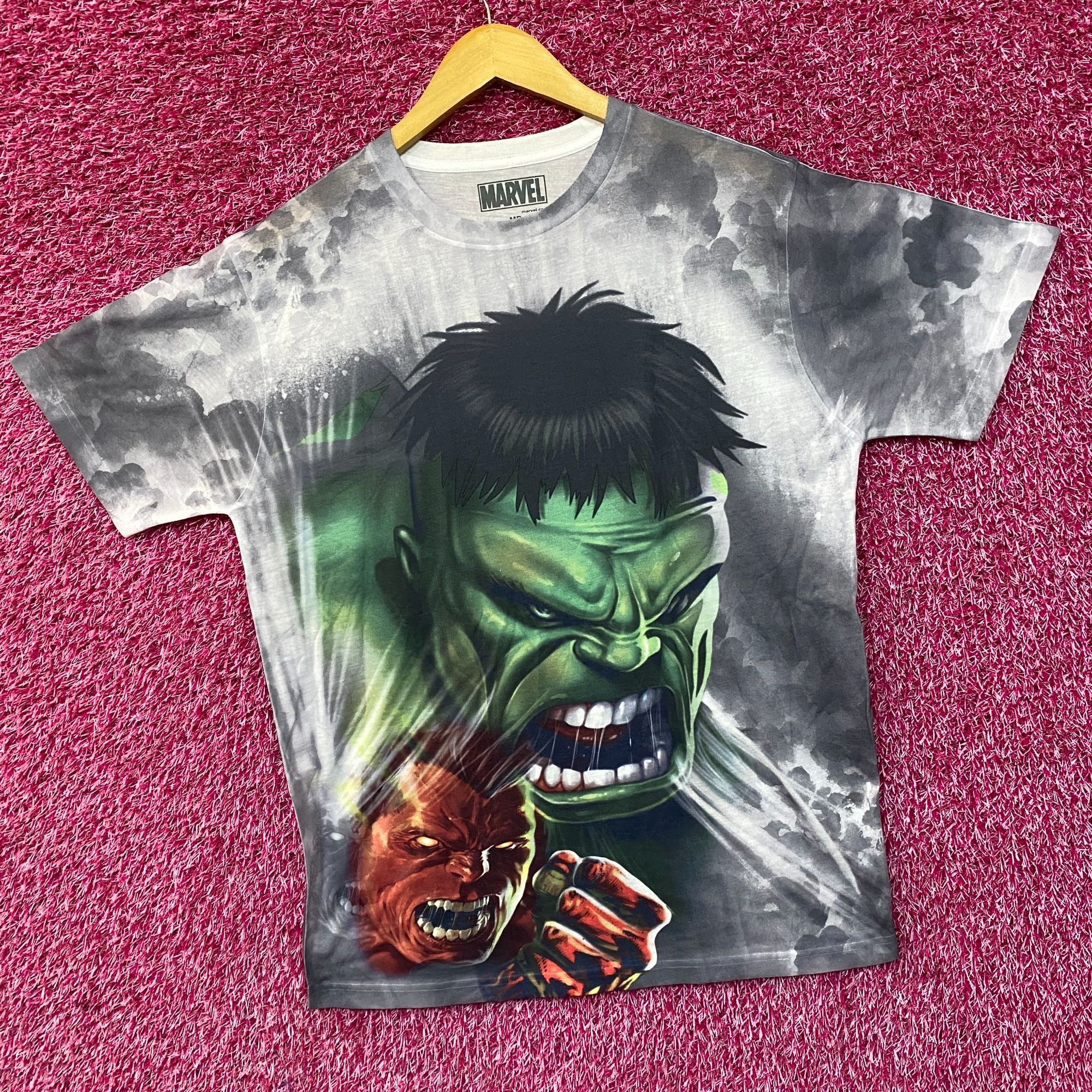 Marvel Comics Marvel Incredible Hulk Transformation Sublimated T-Shirt Med Size US M / EU 48-50 / 2 - 3 Thumbnail