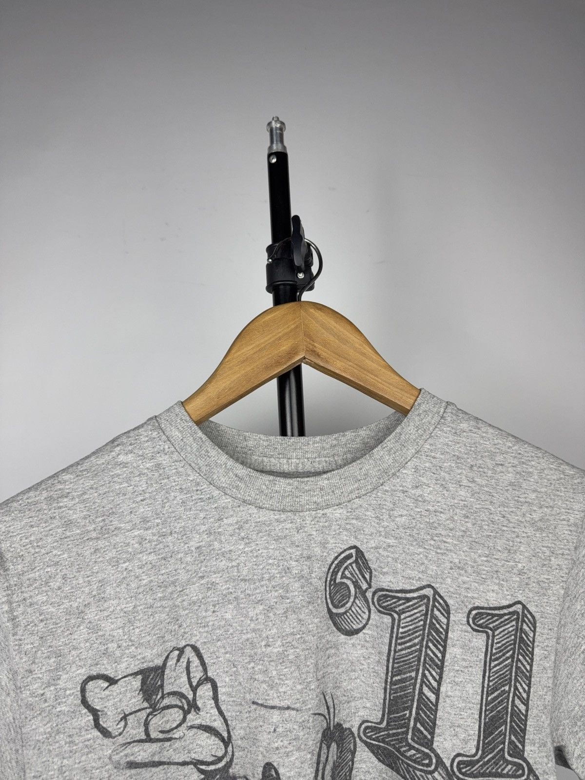 Disney 00s Disney Mickey & Goofy Sketch Graphic Tee Grey Size US S / EU 44-46 / 1 - 4 Thumbnail