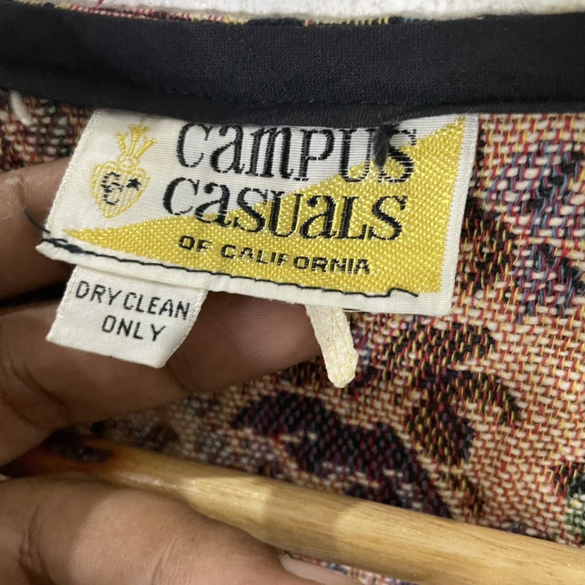 Japanese Brand Vintage Campus Casual Of Califiona Art Sleeveles Jacket Size S / US 4 / IT 40 - 5 Thumbnail