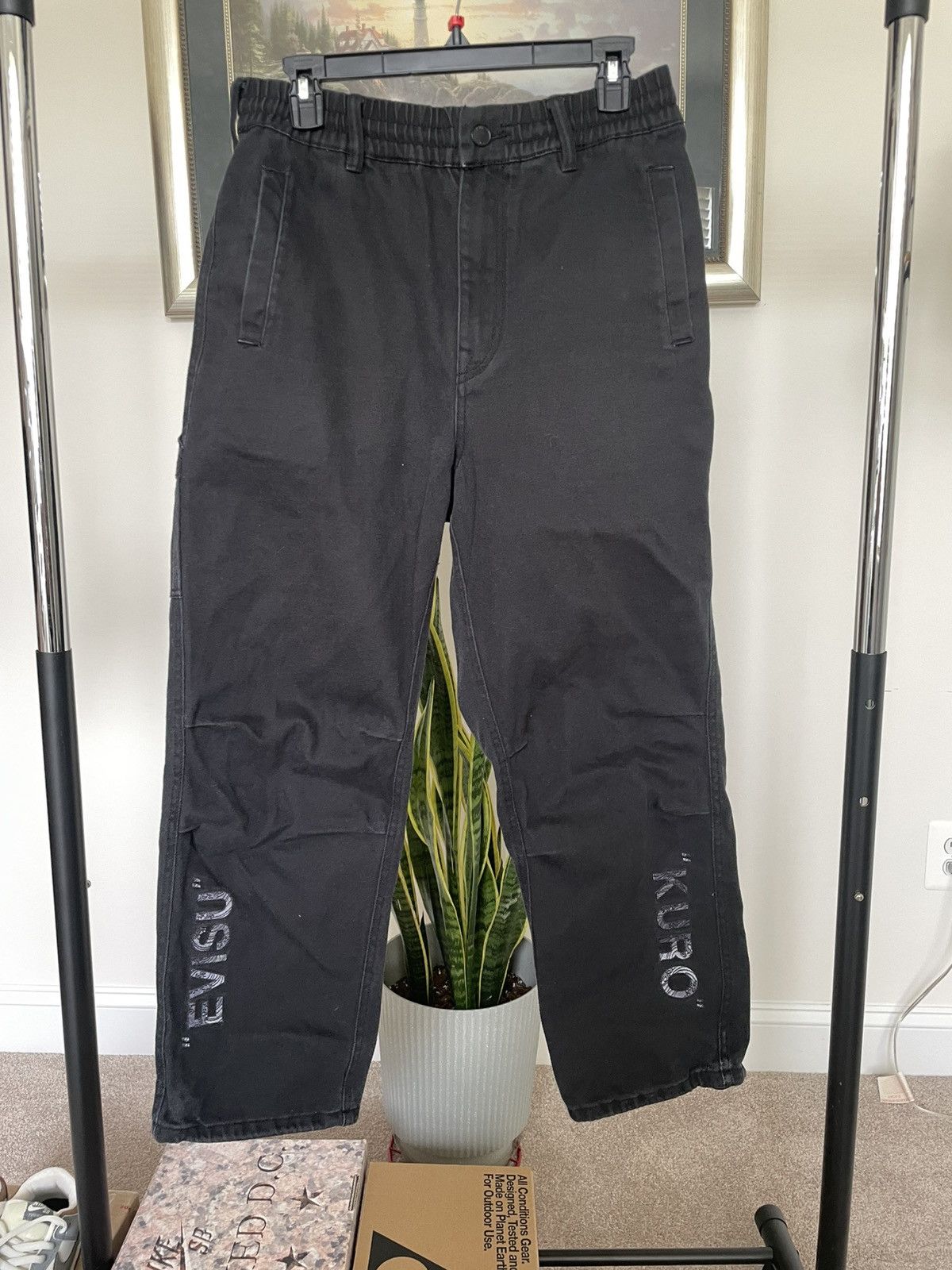 Evisu Evisu Kuro Pants Size 30 Size US 30 / EU 46 - 1 Thumbnail