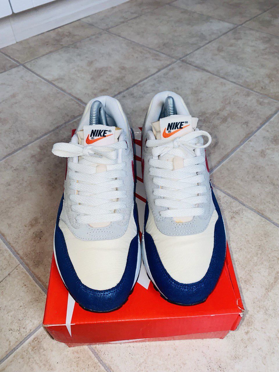 Nike × Patta × USA Olympics NikeLab Air Max 1 Vintage Atmos Parra Clot Size US 6 / EU 39 - 2 Thumbnail