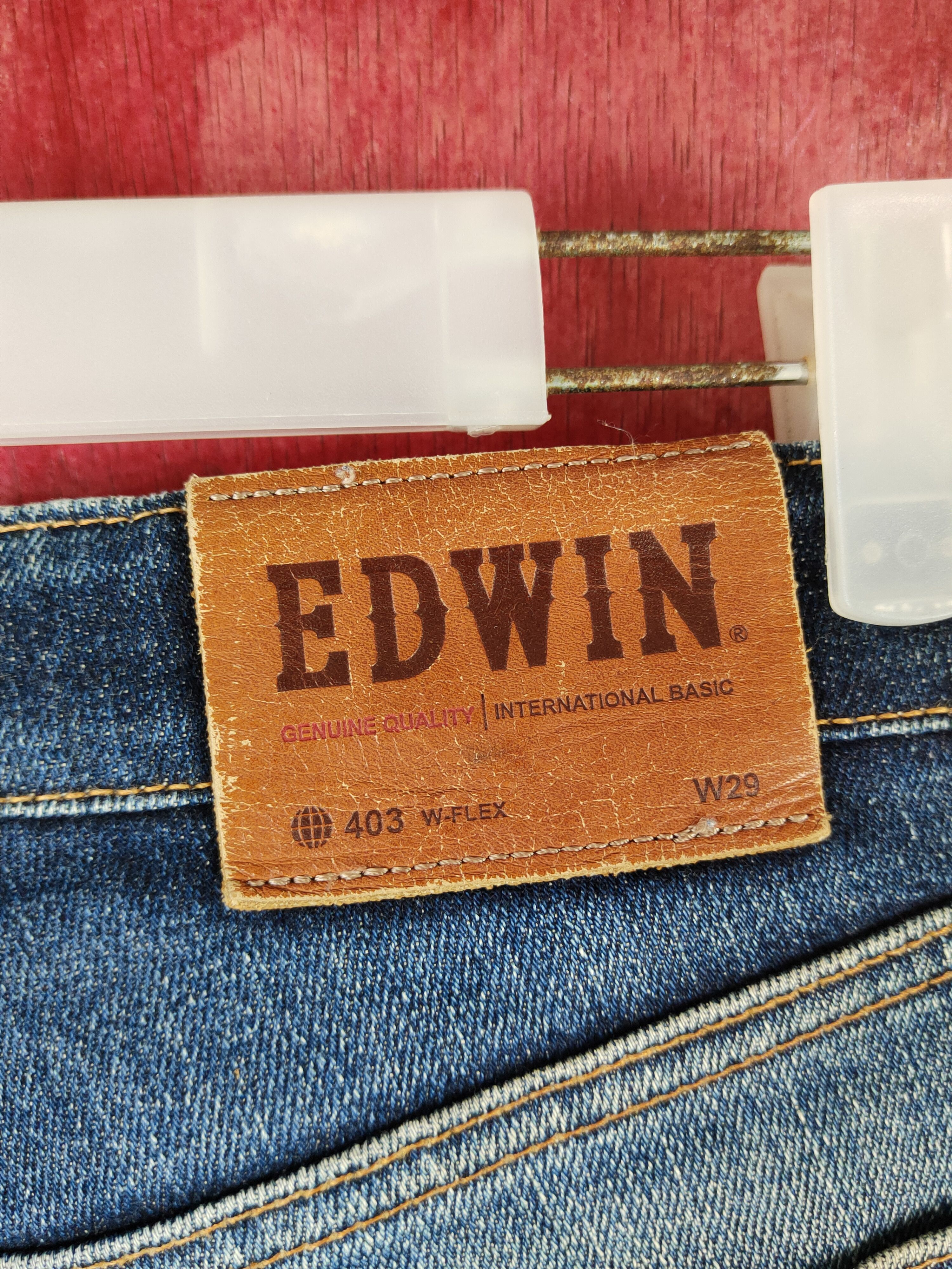 Edwin Edwin Dark Blue Distressed Ripped Jeans #S1676 Size US 29 - 9 Thumbnail