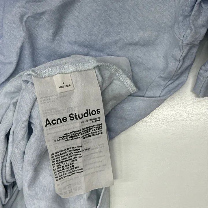 Acne Studios Acne Studios Logo Print Short Sleeve T-Shirt Size US L / EU 52-54 / 3 - 1 Thumbnail