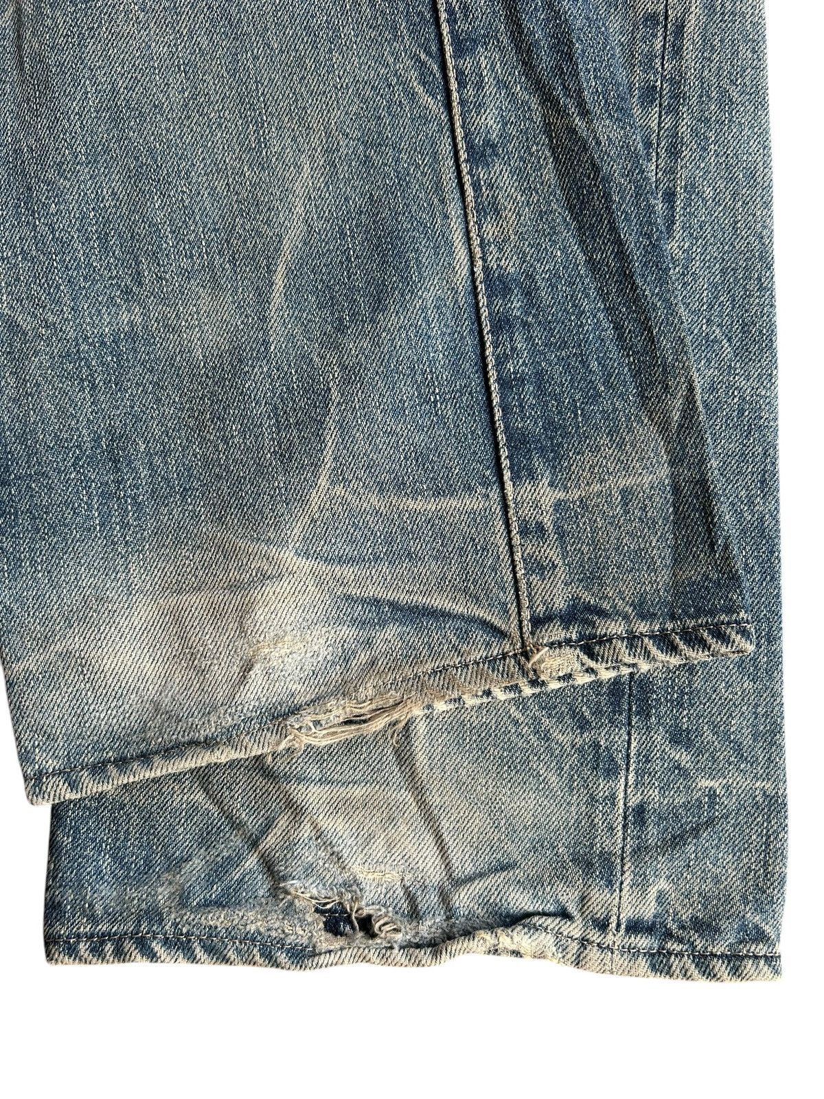 Japanese Brand × Kapital × Vintage Omnigod Selvedge Distressed Denim Jeans Size US 30 / EU 46 - 17 Thumbnail