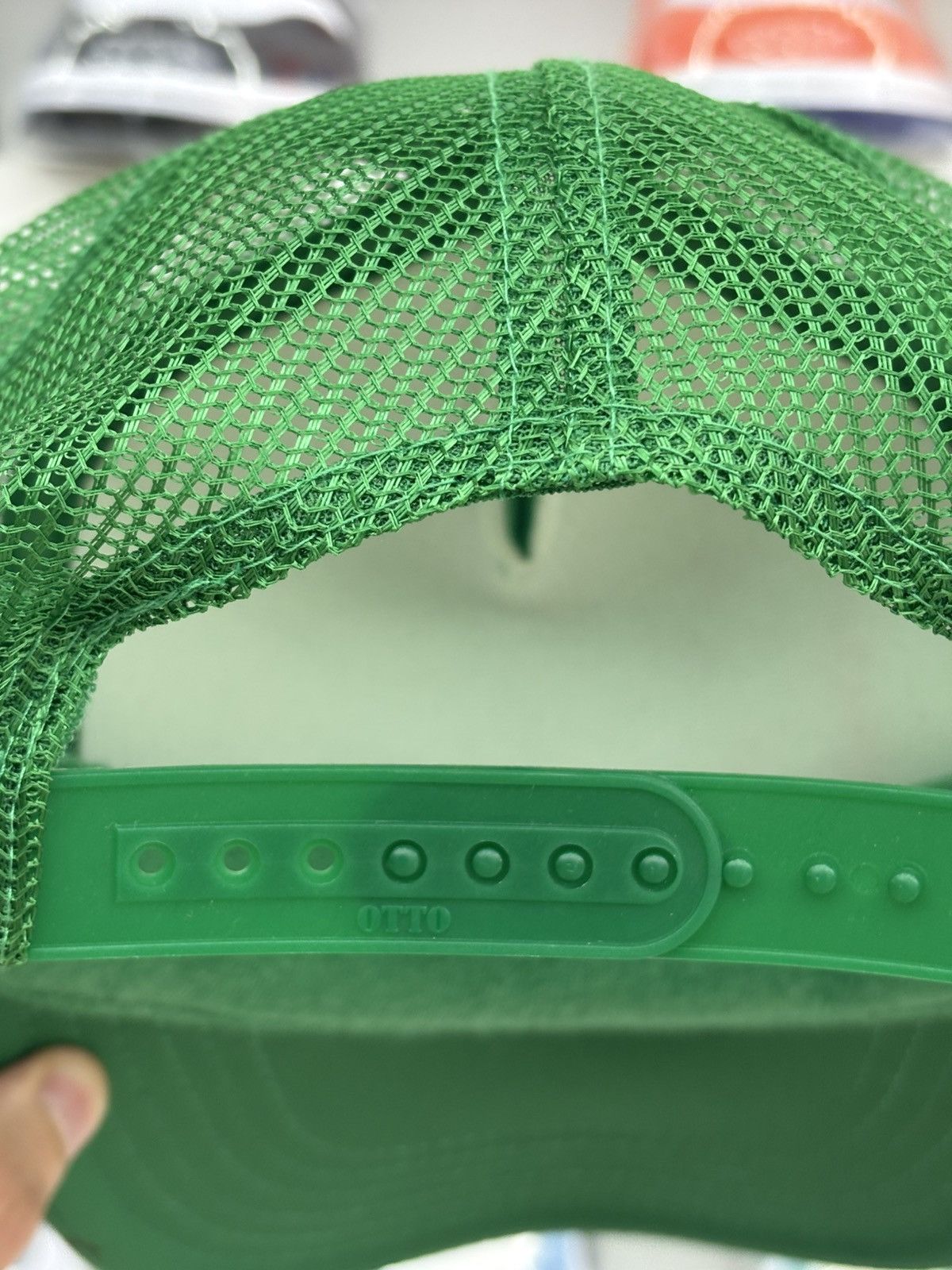 Vintage Vintage paint splatter trucker mesh hat Size ONE SIZE - 4 Thumbnail