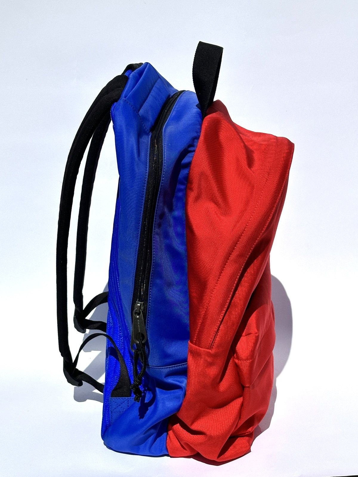 Balenciaga Demna Balenciaga Nylon Dbl Pack Backpack Blue/Red Size ONE SIZE - 3 Thumbnail