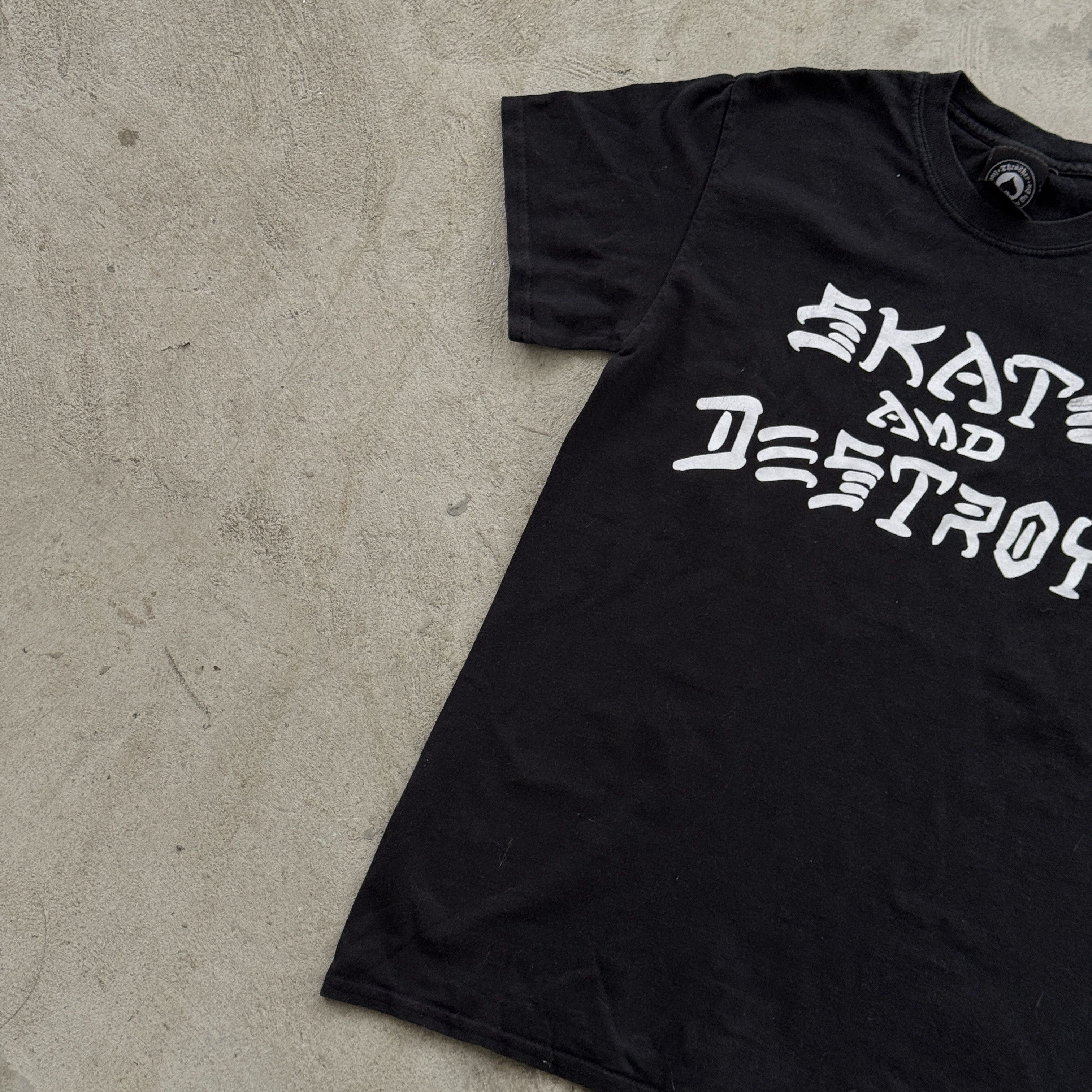 Thrasher Vintage 90s Thrasher Skate and Destroy Tee Size US S / EU 44-46 / 1 - 3 Thumbnail