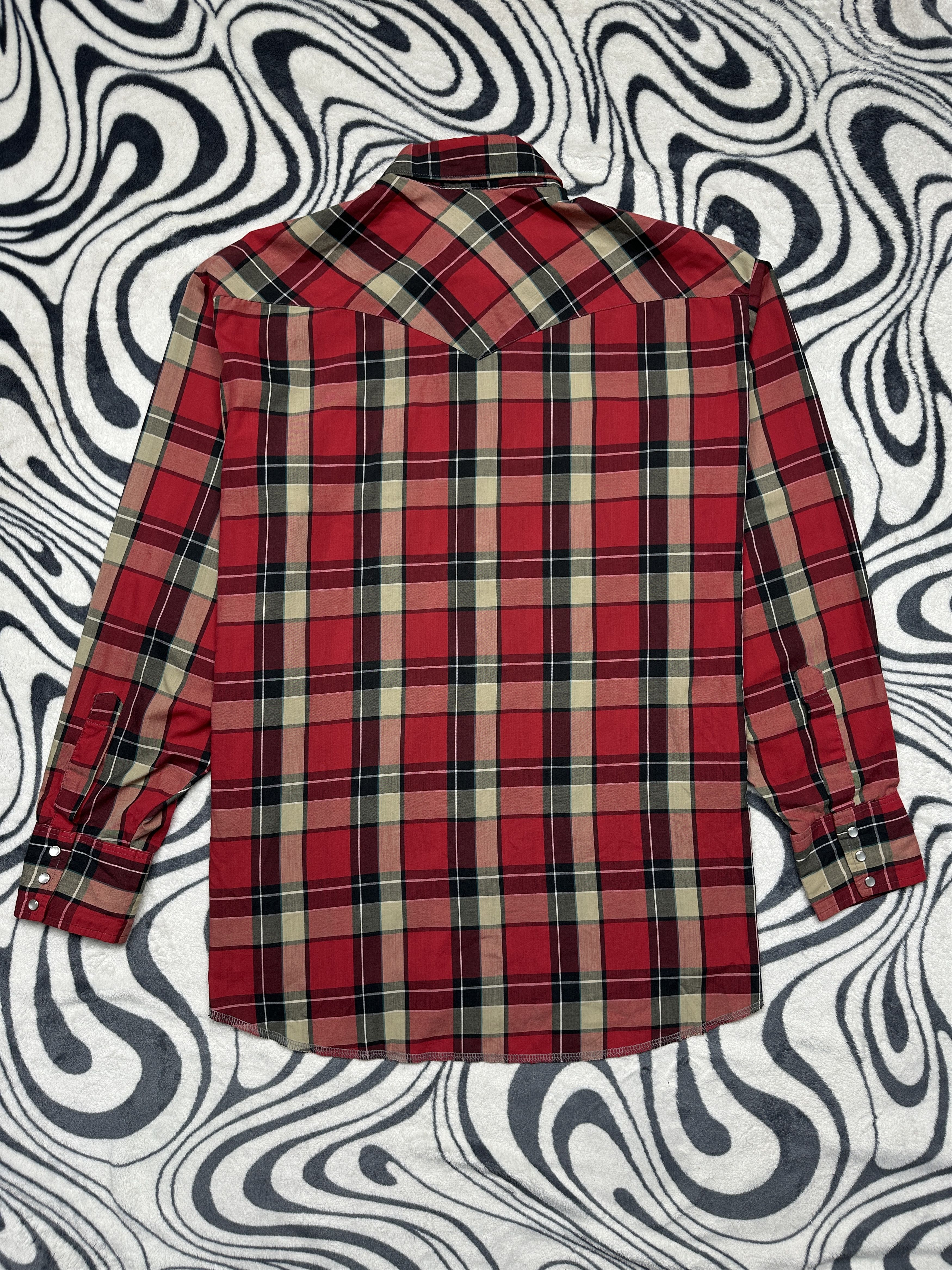 Wrangler Wrangler Vintage Mens Plaid Western Shirt Size US XL / EU 56 / 4 - 4 Thumbnail