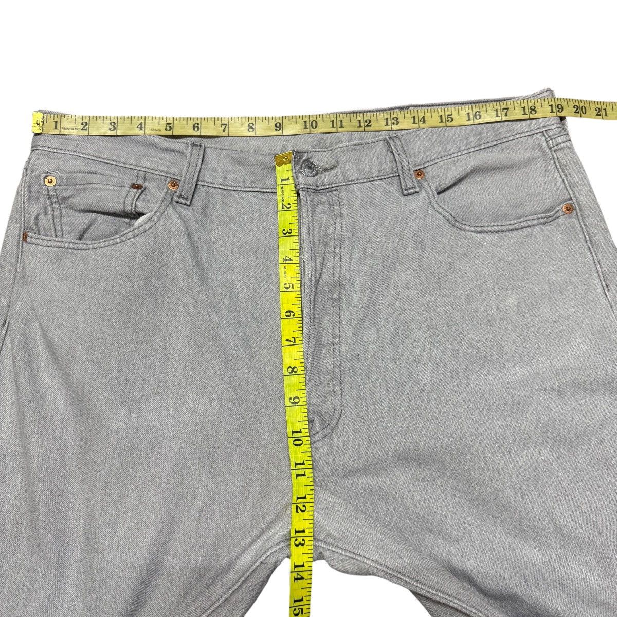 Levi's Levis 501 Grey Denim Jeans Size US 38 / EU 54 - 17 Thumbnail