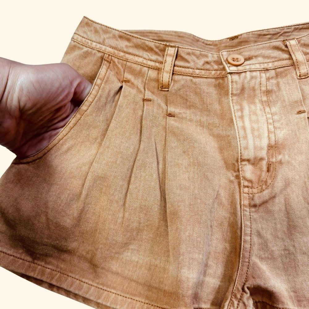 Free People New Free People Nora Mini Trouser Tan Shorts Size 2 Size 26" / US 2 / IT 38 - 5 Thumbnail