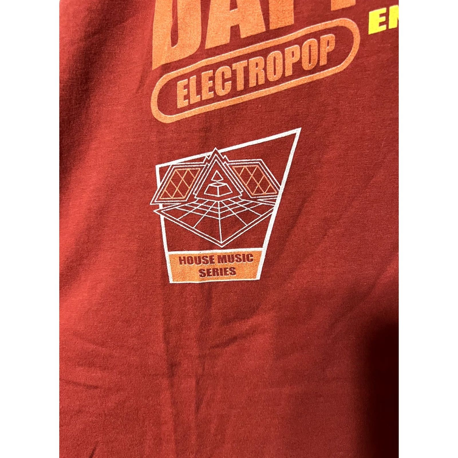 Vintage Daft Punk T Shirt Daft Bros Graphic Tee M Red Alive Era Tour Style Shirt Mens 90s Band Music Punk Canvas Cotton Short Sleeve Crew Neck Size US M / EU 48-50 / 2 - 3 Thumbnail