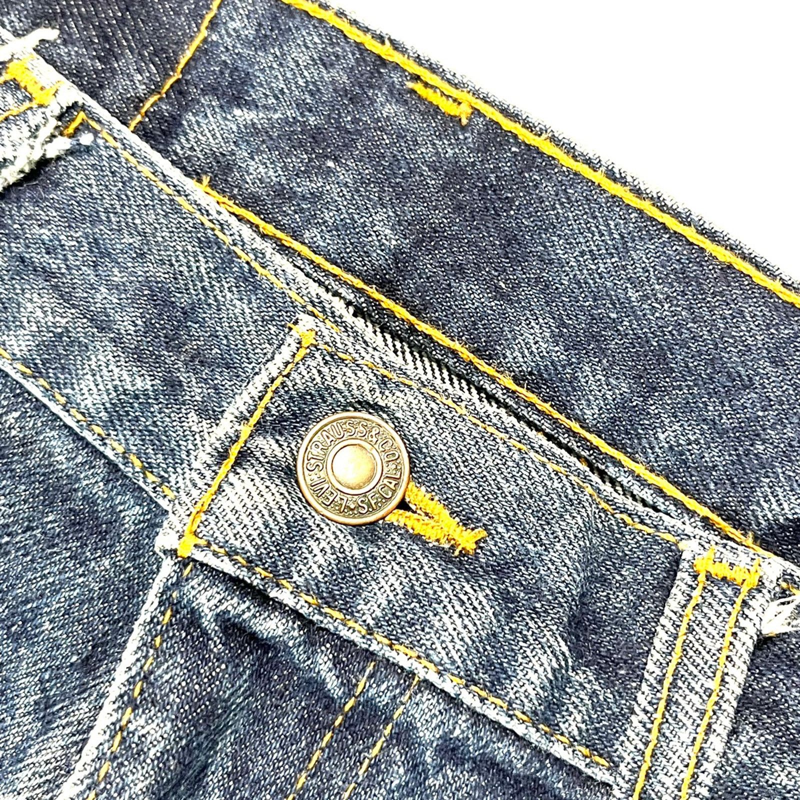 Levi's × Vintage VTG 1980’s Levi’s Orange Tag Straight Leg Denim Jeans 30x34 Size US 32 / EU 48 - 7 Thumbnail