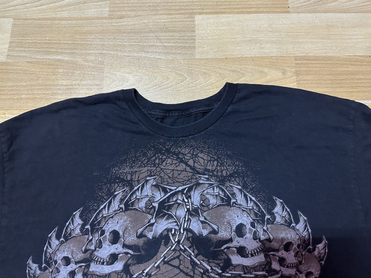 Japanese Brand × Vintage Rare🔥🔥Skull tee Size US XL / EU 56 / 4 - 4 Thumbnail