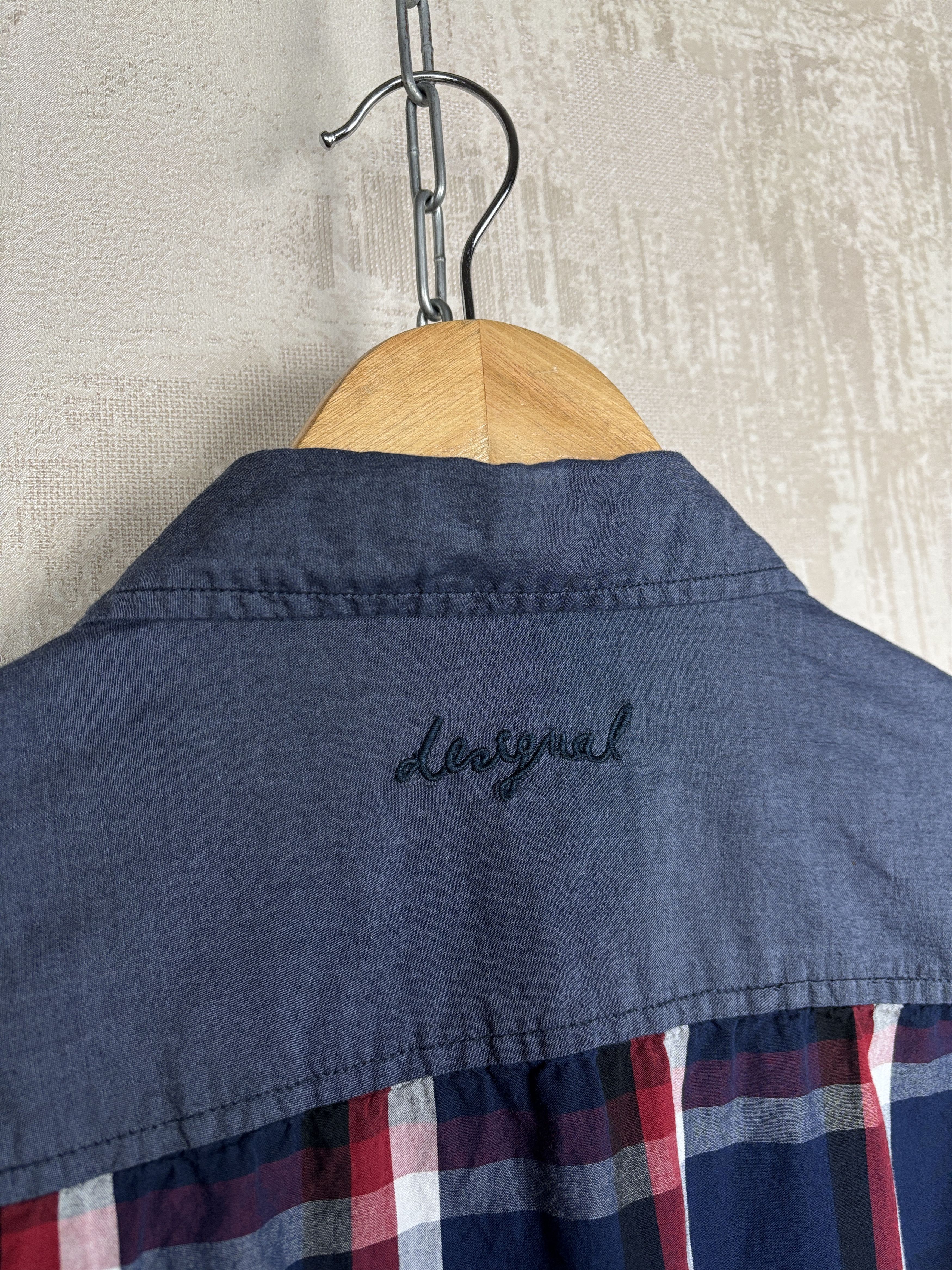 Desigual Desigual Check Long Sleeve Shirt Size US L / EU 52-54 / 3 - 17 Thumbnail