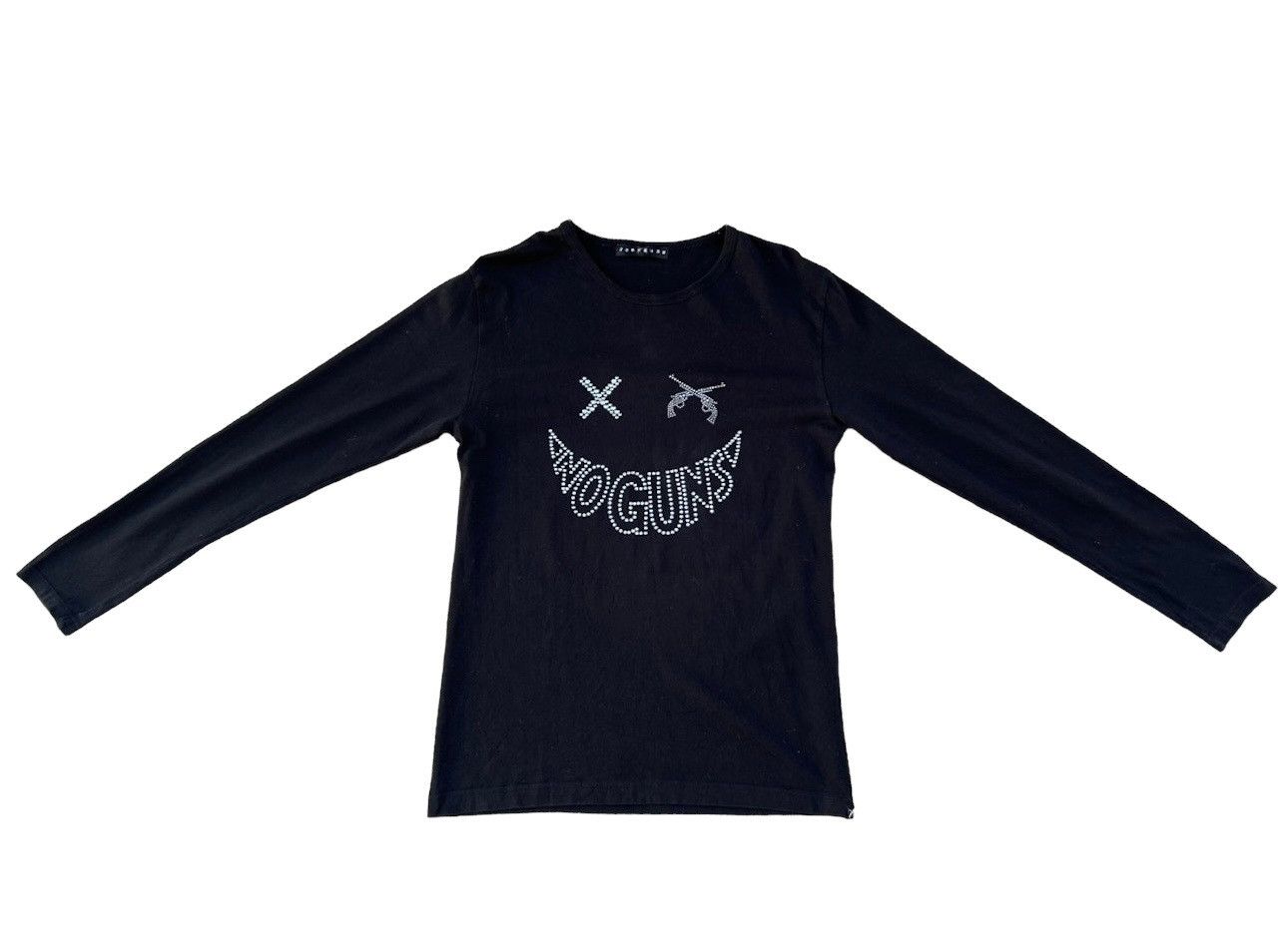 roarguns Roarguns Japan Beaded Spell Out Long Sleeve Black t shirt Size US M / EU 48-50 / 2 - 1 Thumbnail