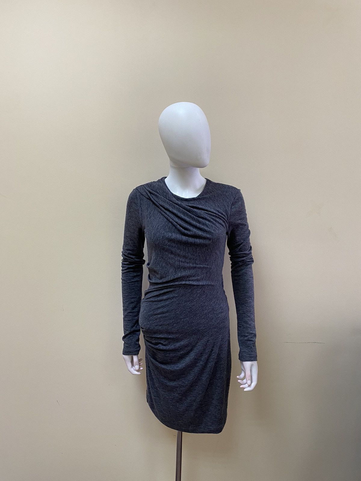 T by Alexander Wang T By Alexander Wang Womens Grey Designer Mini Dress Size S Size S / US 4 / IT 40 - 1 Thumbnail
