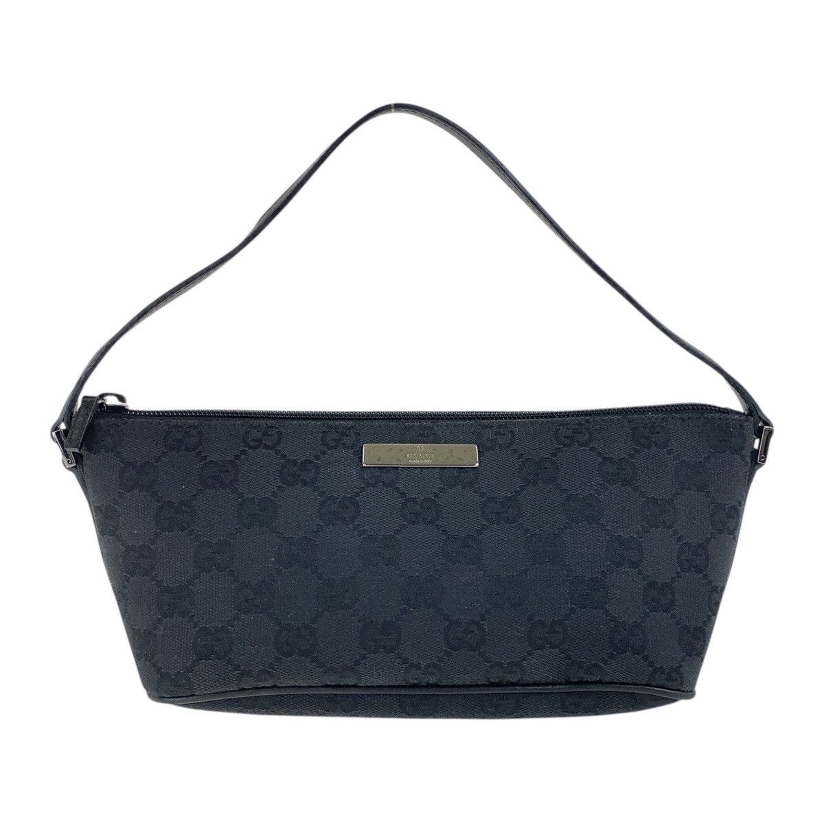 Gucci Gucci Gucci GG Canvas Leather Handbag Canvas Handbag 07198 Size ONE SIZE - 1 Thumbnail