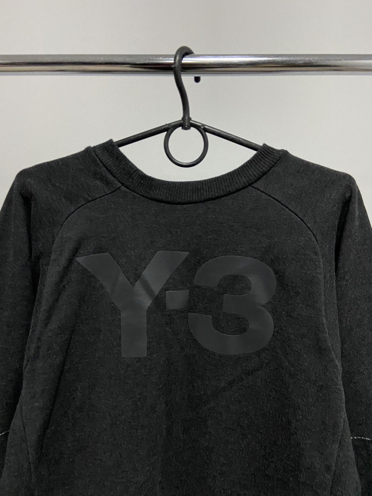Vintage × Y-3 × Yohji Yamamoto Y-3 Yohji Yamamoto sweatshirt big Logo Vintage Adidas Size US M / EU 48-50 / 2 - 2 Thumbnail