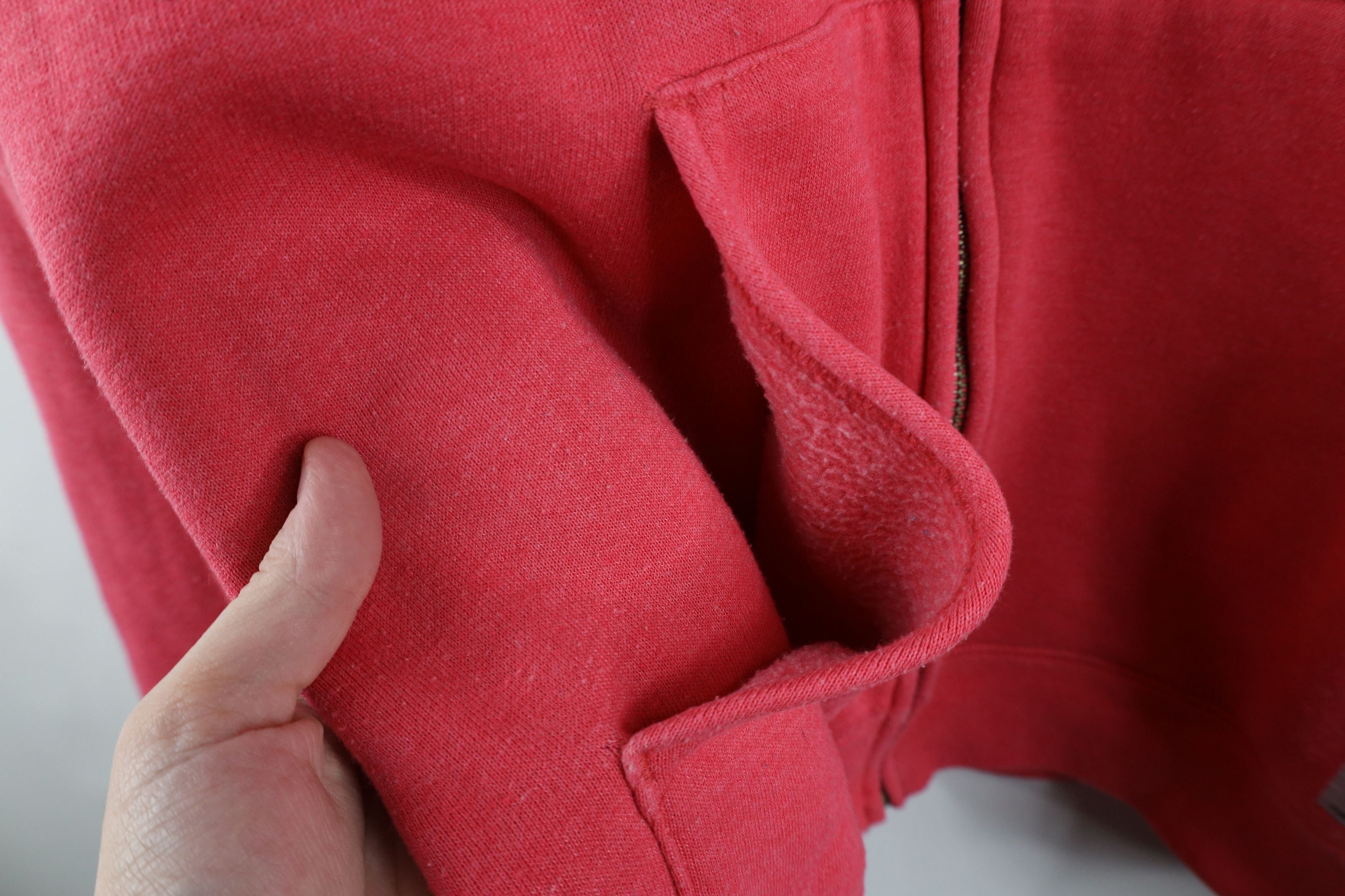 Vintage Vintage 90s Carhartt Out Heavyweight Full Zip Hoodie Pink Size XXL / US 16-18 / IT 52-54 - 6 Thumbnail