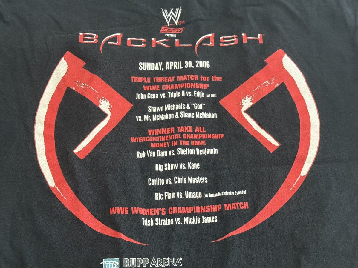 Vintage 00s WWE Blacklash 2006 T-Shirt Y2K