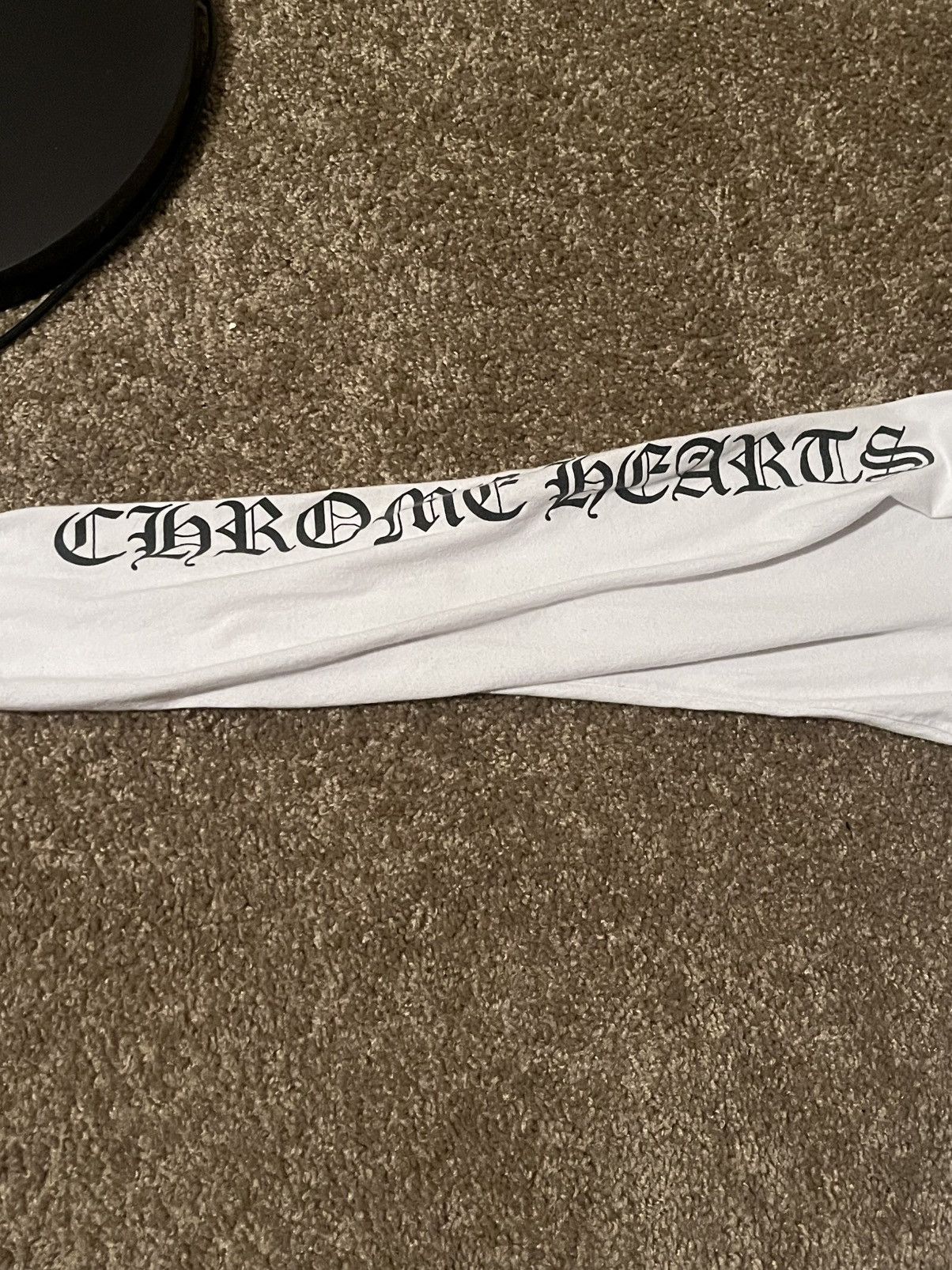 Chrome Hearts Chrome Hearts Scroll Long Sleeve Logo Tee Size US M / EU 48-50 / 2 - 6 Thumbnail