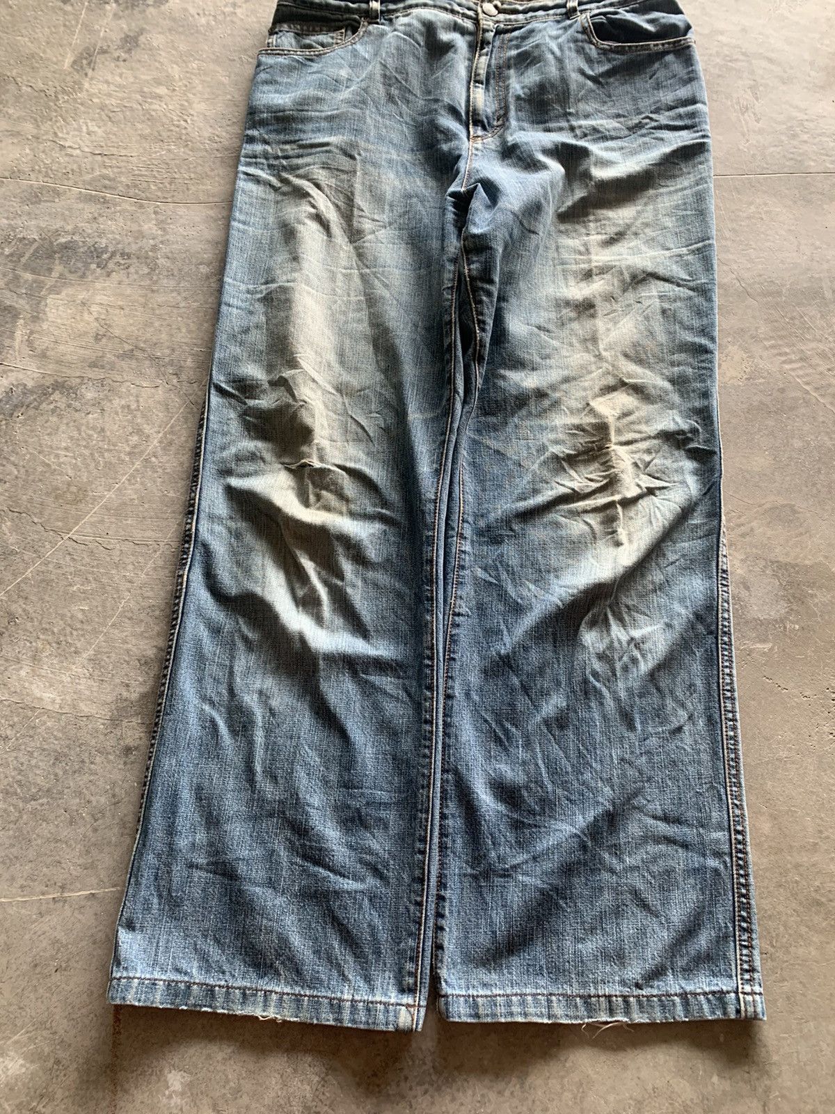 Burberry × Designer × Vintage vintage BURBERRY distressed baggy jeans y2k style Size US 32 / EU 48 - 3 Thumbnail