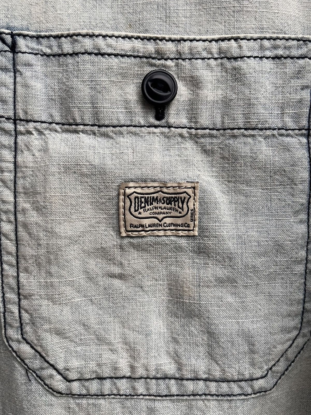 Ralph Lauren VINTAGE DENIM SUPPLY RALPH LAUREN BACKPRINT BANDANA SHIRTS Size US L / EU 52-54 / 3 - 5 Thumbnail