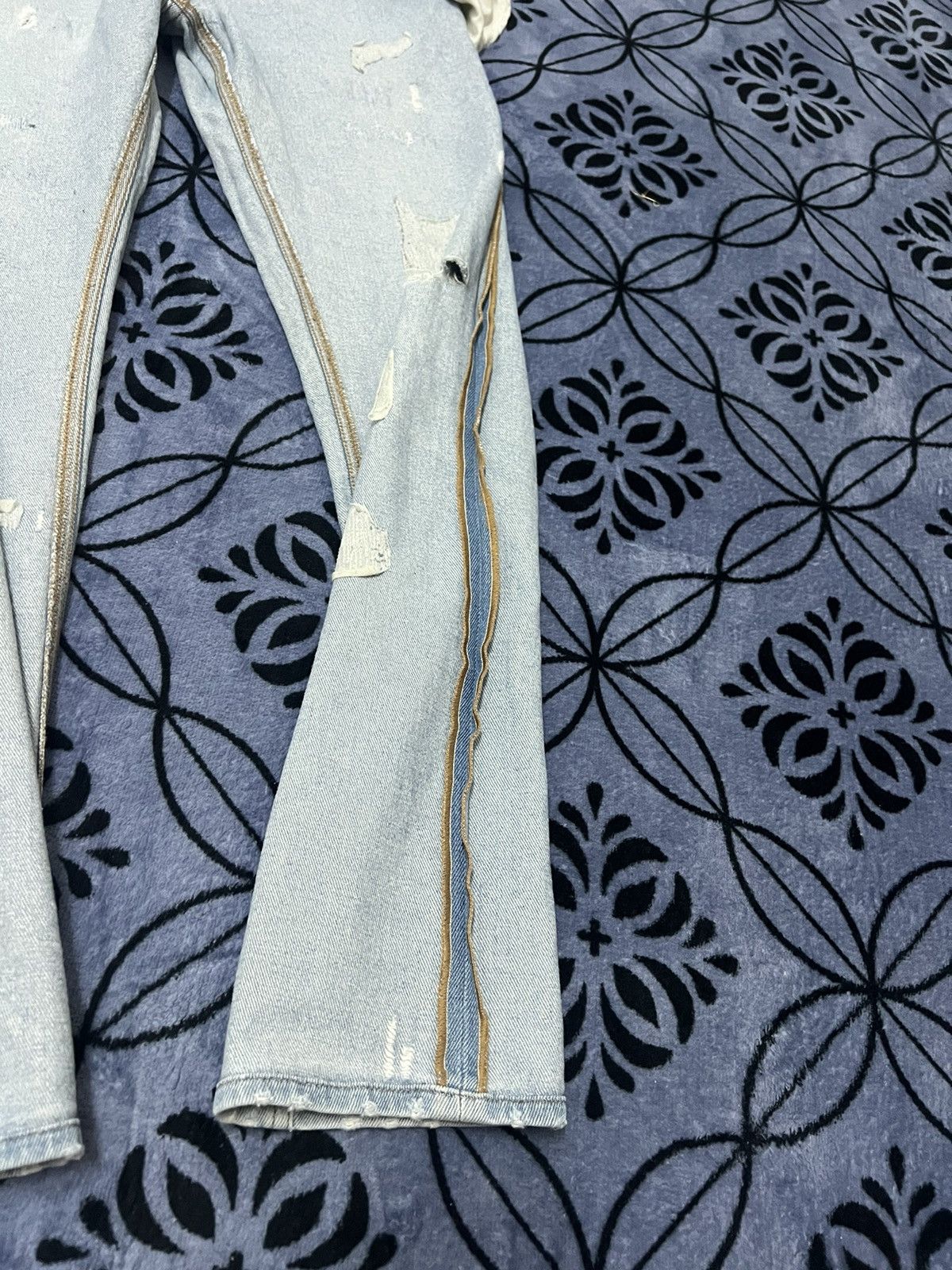 Diesel Diesel Industry - Distressed selvedge jeans Size US 31 - 24 Thumbnail
