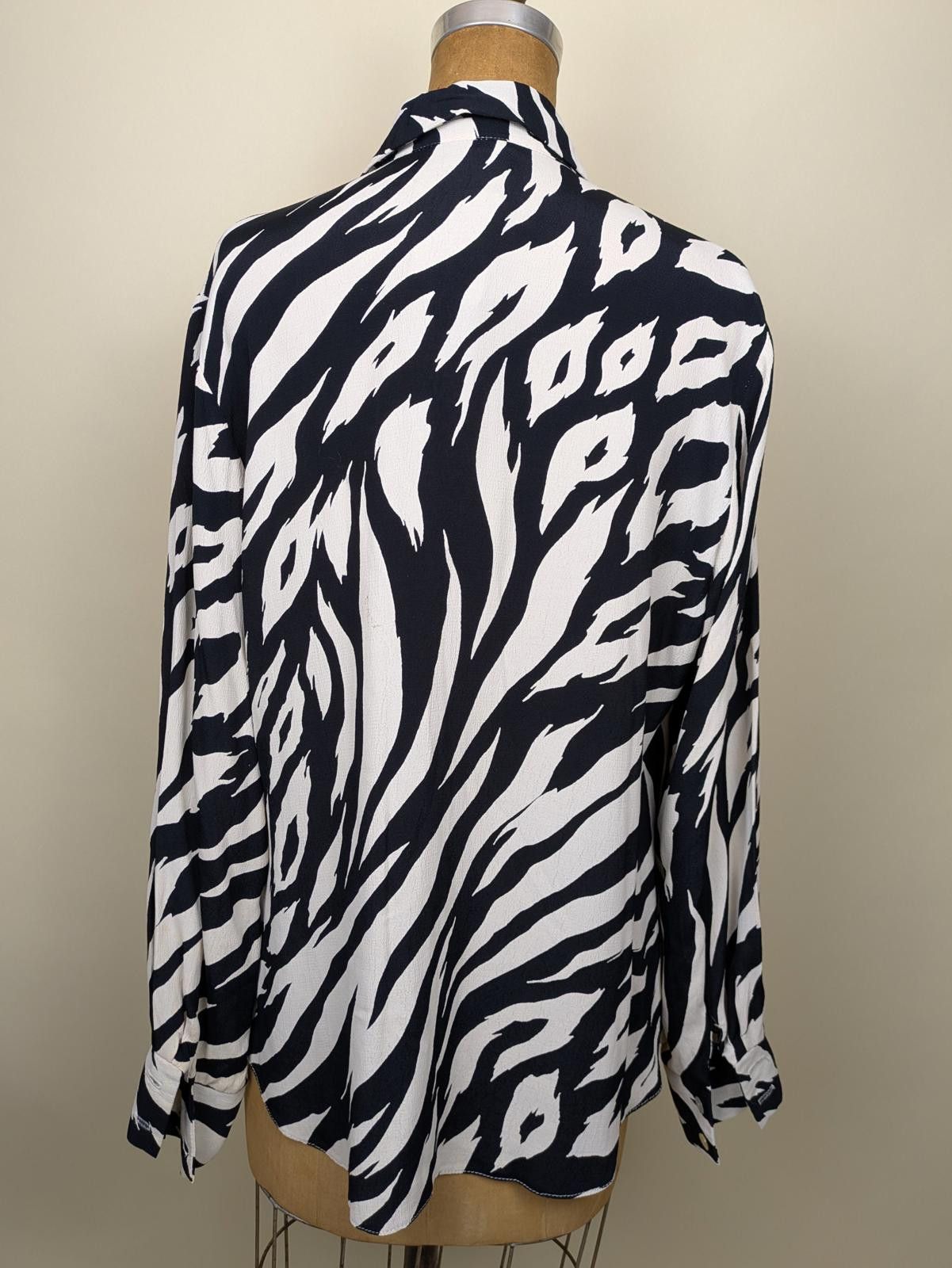 Other 1990's zebra animal print button up shirt Size M / US 6-8 / IT 42-44 - 3 Thumbnail