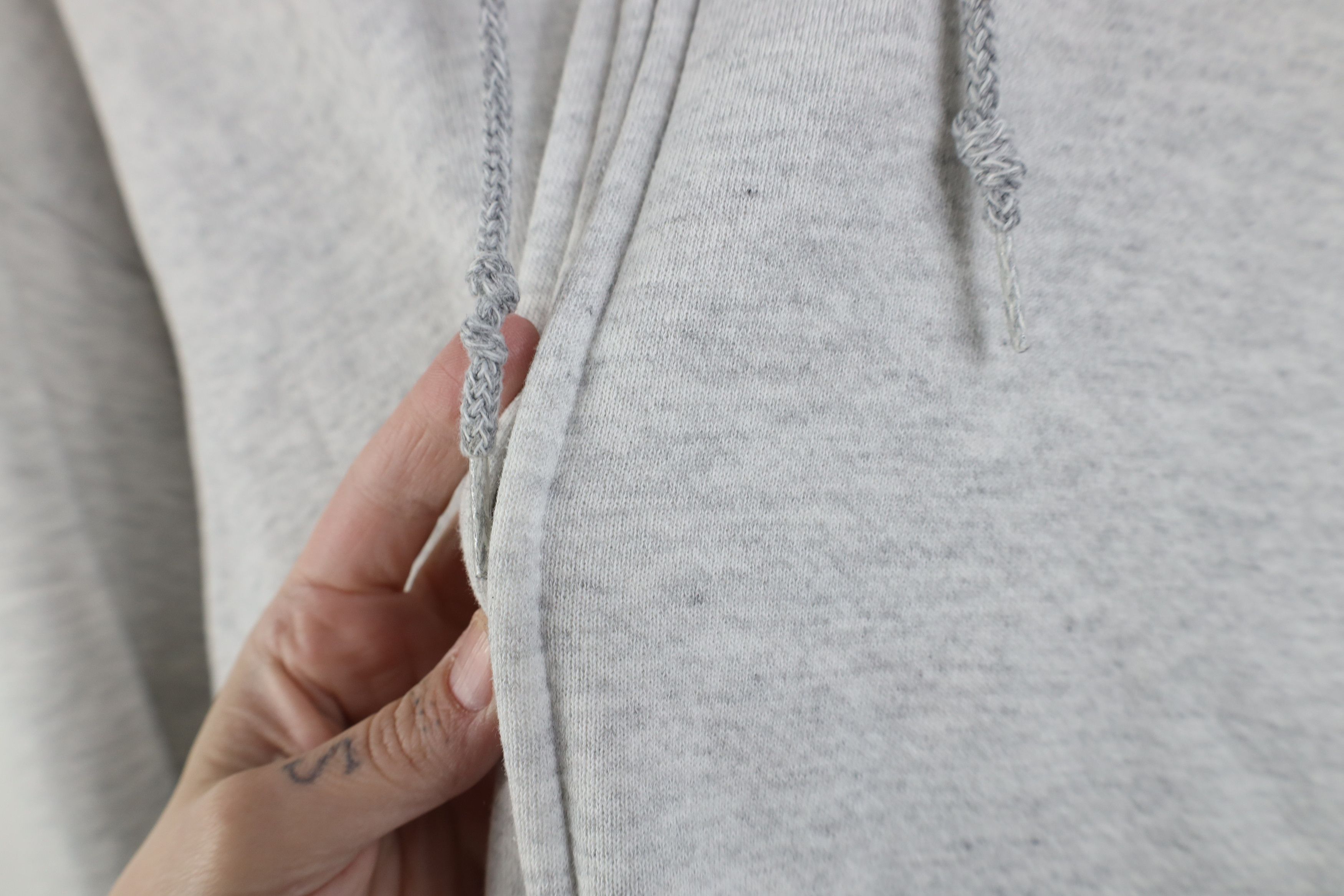 Vintage Vintage 80s 90s Bike Blank Heavy Full Zip Hoodie Gray USA Size US L / EU 52-54 / 3 - 7 Thumbnail