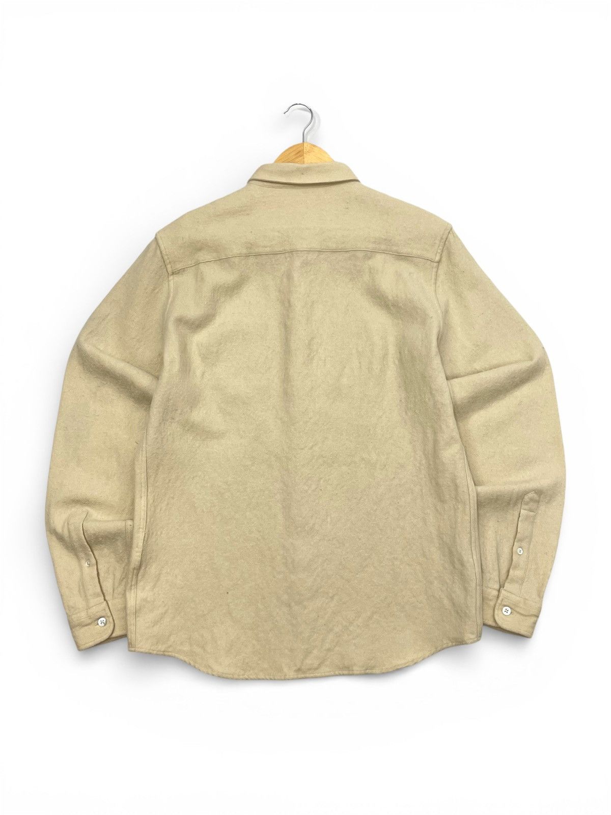 AMI Ami Paris Cotton & Virgin Wool Shirt – Size 42 Size US M / EU 48-50 / 2 - 4 Thumbnail