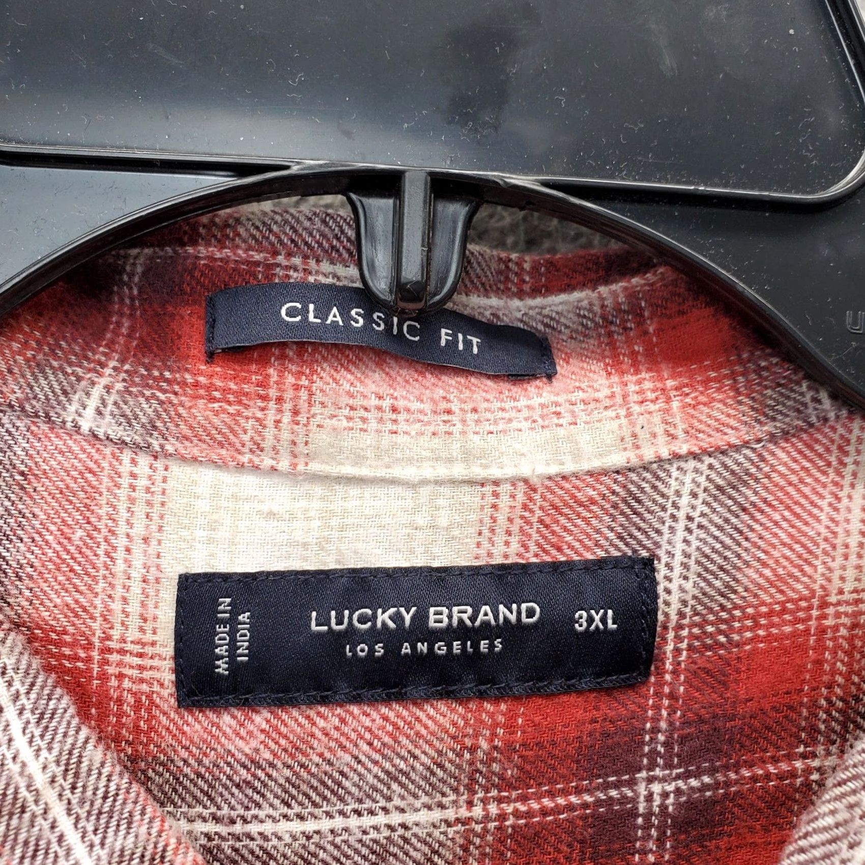 Lucky Brand Lucky Brand Flannel Shirt Men XXXL Multi Plaid Classic Fit Long Sleeve Button-Up Size US XXL / EU 58 / 5 - 4 Thumbnail