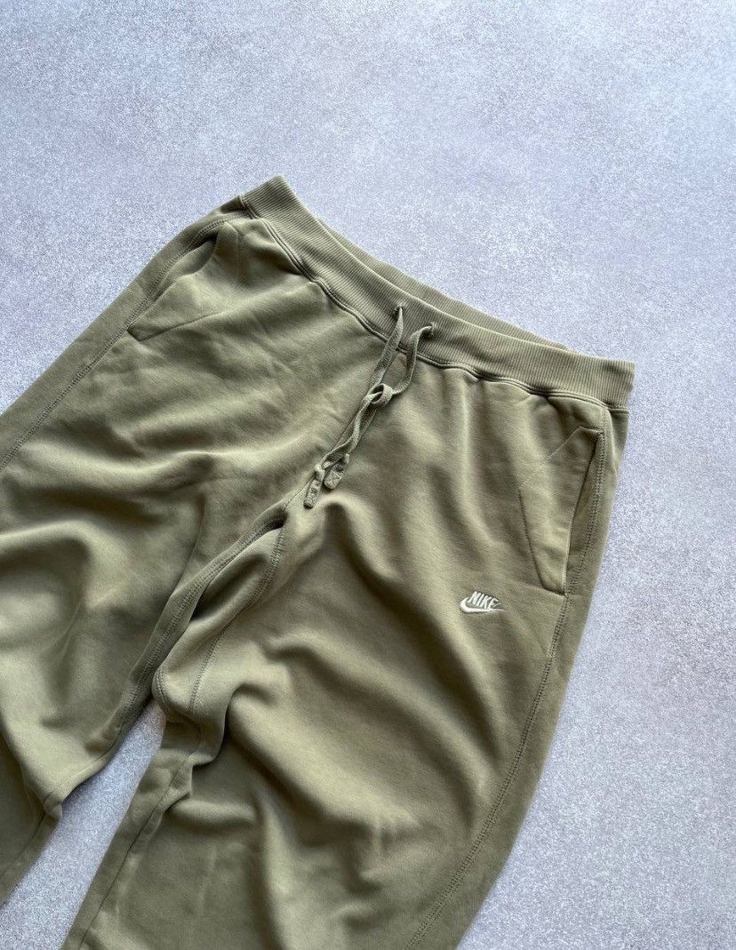 Nike × Vintage Vintage Nike Baggy Cotton Trackpants Y2K M Size US 32 / EU 48 - 2 Thumbnail