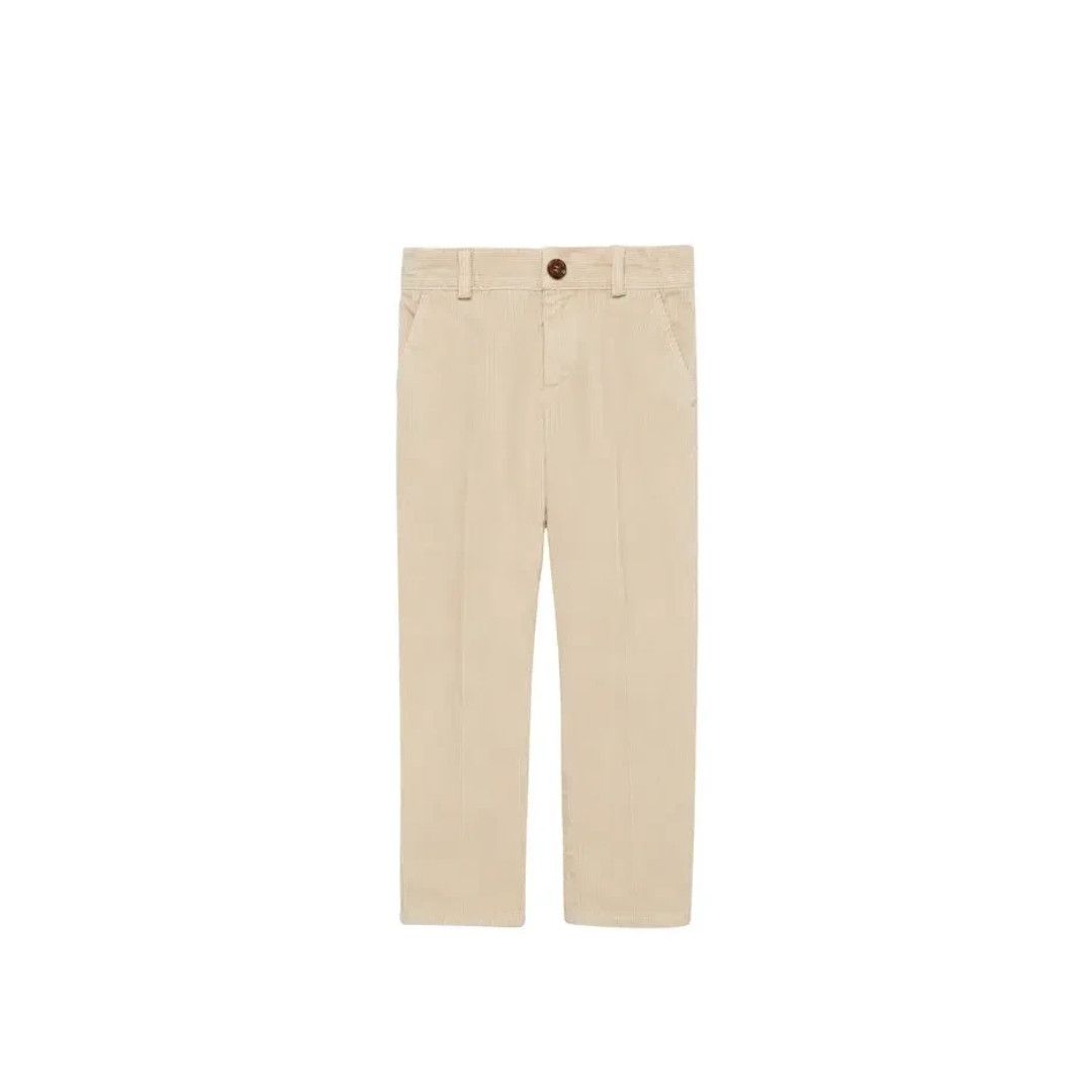 Gucci o1mt1gz0225 KIDS Velvet Corduroy Pant in Beige Size US 26 / EU 42 - 1 Thumbnail