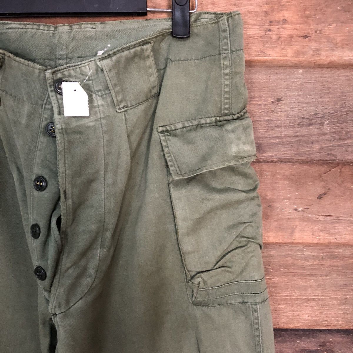 Japanese Brand DL Japan military army Green Cargo Multipocket Pants #S2754 Size US 32 / EU 48 - 5 Thumbnail