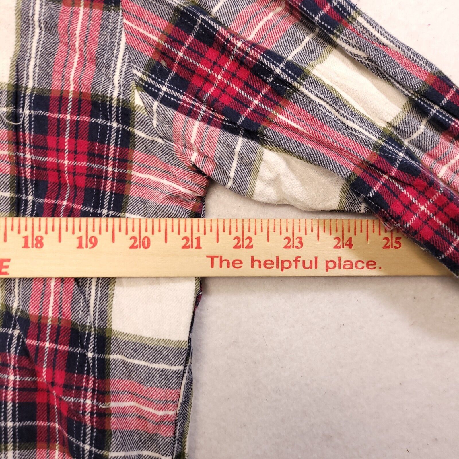 John Bartlett John Bartlett Tartan Flannel Shirt Mens Size Large L Red Size US L / EU 52-54 / 3 - 9 Thumbnail
