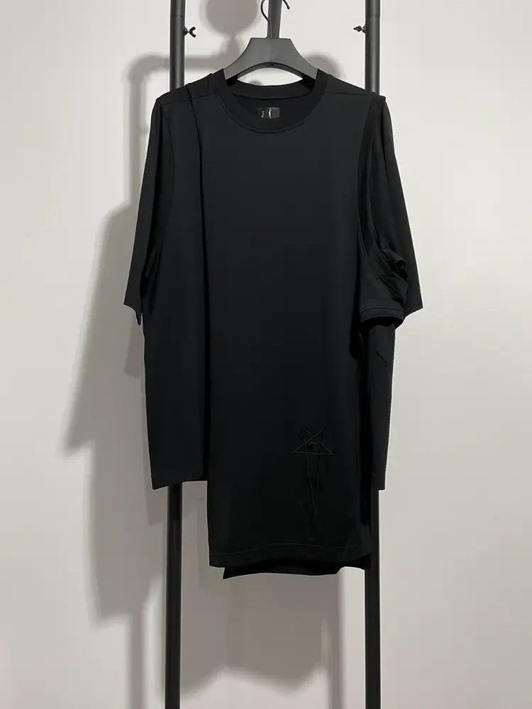 Rick Owens Rick Owens x Champion Fake Two-layers Tee-2505 Size US M / EU 48-50 / 2 - 1 Thumbnail