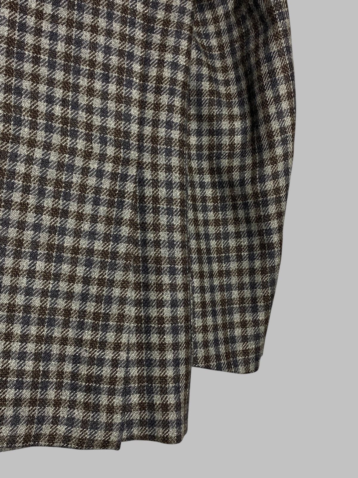 Ermenegildo Zegna Ermenegildo Zegna Soft-Constructed Checked Cashmere Blazer Size 48R - 22 Thumbnail