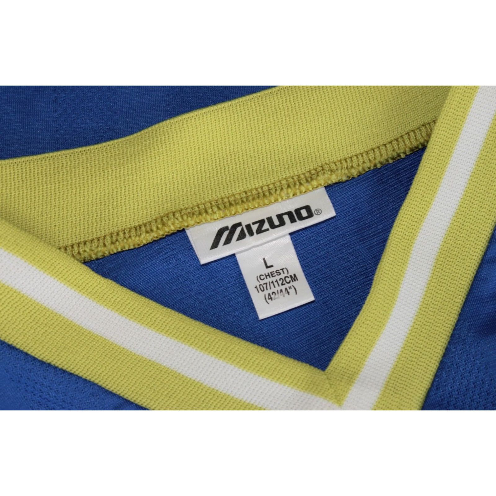 Mizuno VINTAGE Mizuno Shirt Mens L Blue 90s Big Logo Japan Size US L / EU 52-54 / 3 - 5 Thumbnail