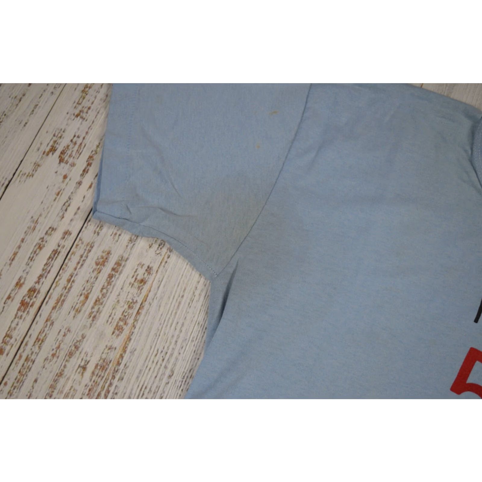 Vintage Vintage 1980s TEE SWING Unisex Blue Cotton-Blend Graphic T-Shirt XL 80s Humor Birthday Mens Size US XL / EU 56 / 4 - 3 Thumbnail