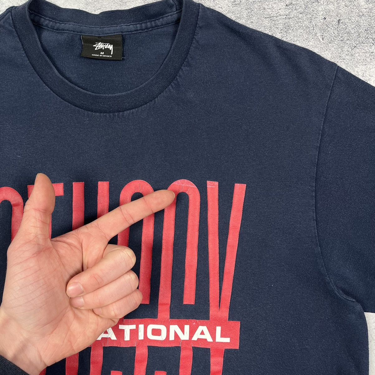 Stussy Vintage Stussy International Big Logo T Shirt 2000’s Size US M / EU 48-50 / 2 - 15 Thumbnail