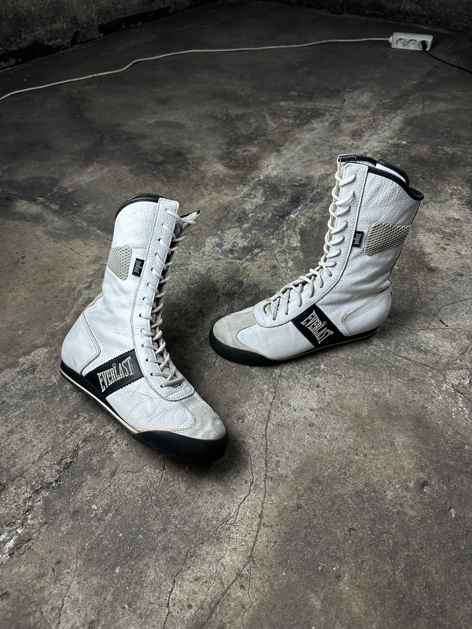 Everlast Rare Y2k Everlast Boxing High Leather Boots 2000s Size US 6.5 / IT 36.5 - 1 Thumbnail