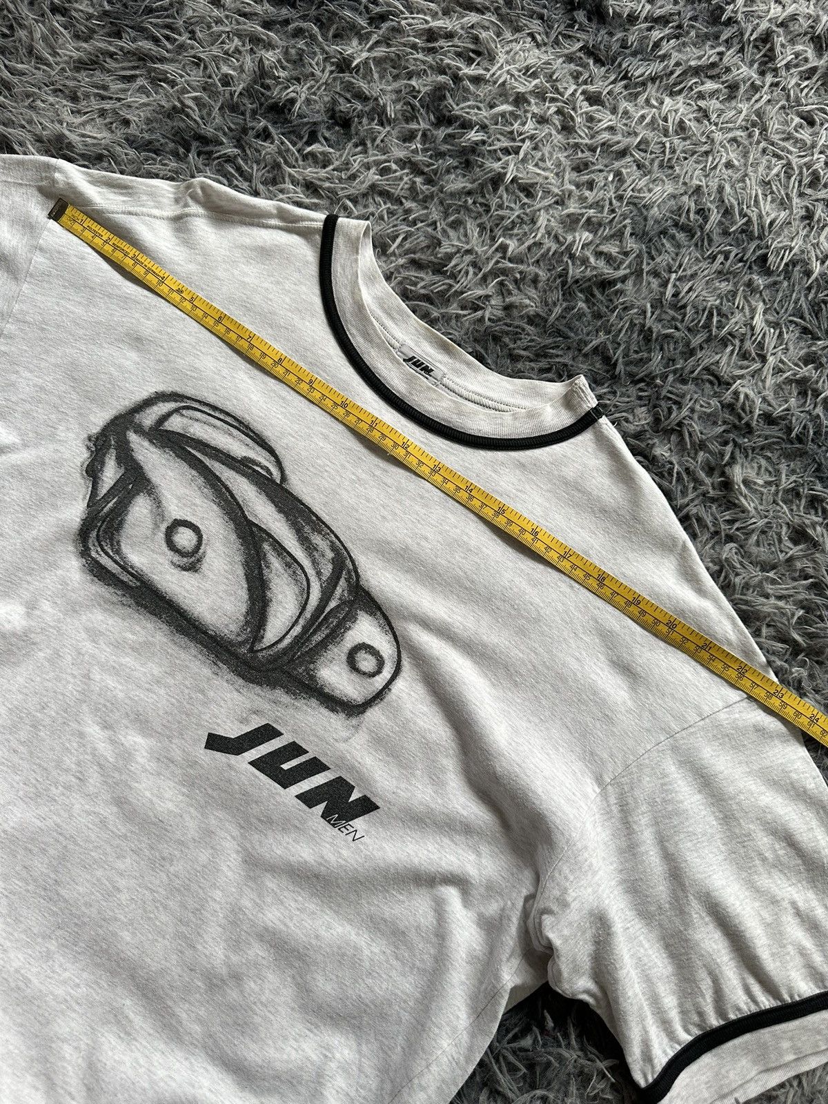 JUN MEN VTG 80's Jun Men trompe loeil tee Size US L / EU 52-54 / 3 - 11 Thumbnail
