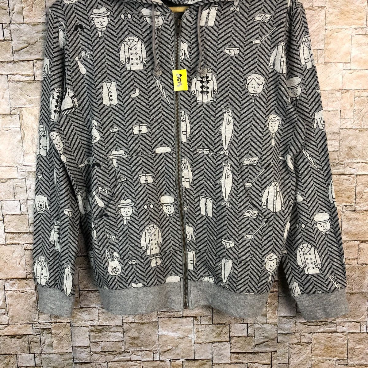 Ne-Net DL Ne Net by issey miyake fullprint sweater Hoodie #A513 Size US M / EU 48-50 / 2 - 3 Thumbnail