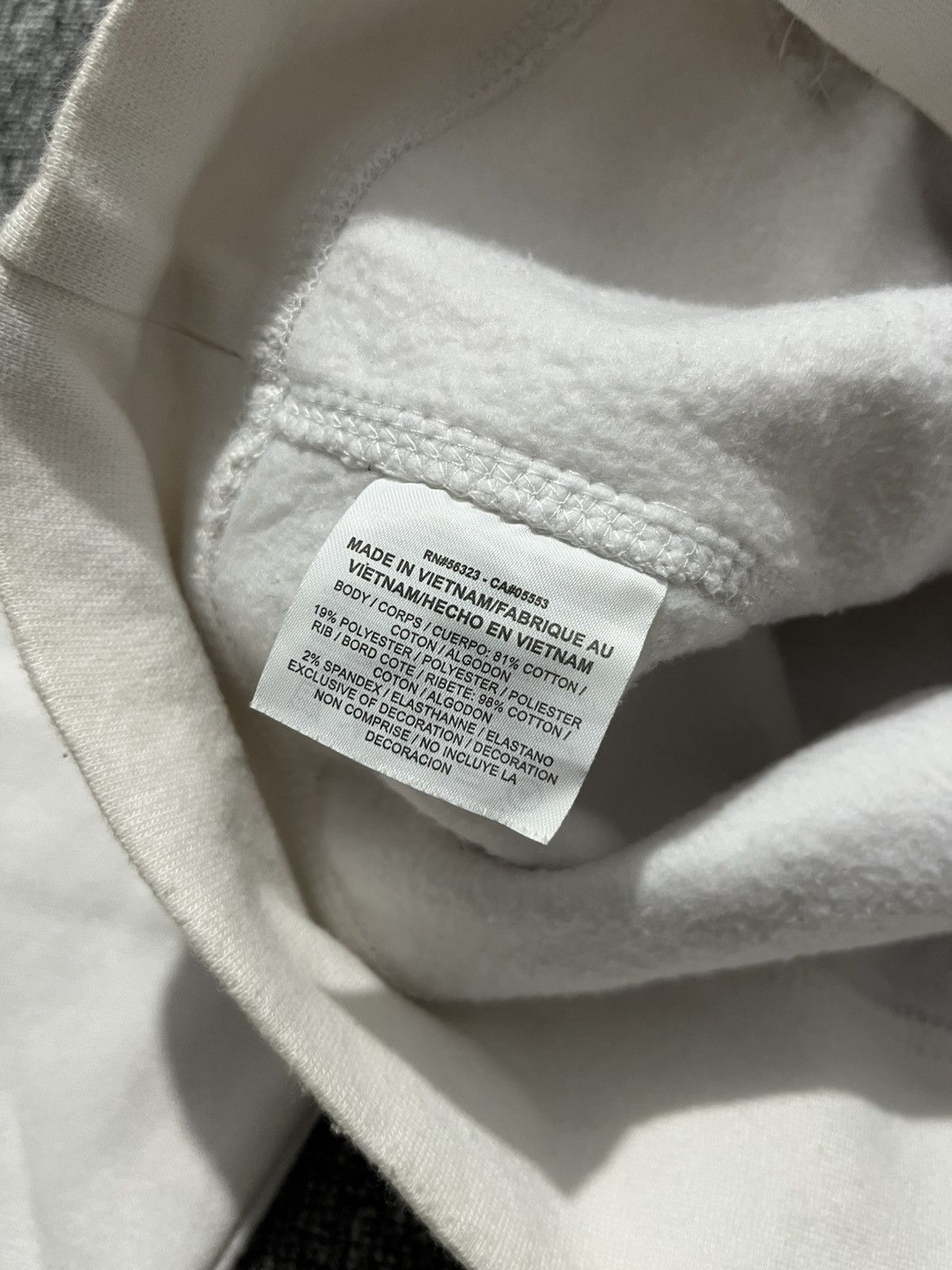 Nike 2000s Rare Nike centre logo hoodie white Size US M / EU 48-50 / 2 - 5 Thumbnail
