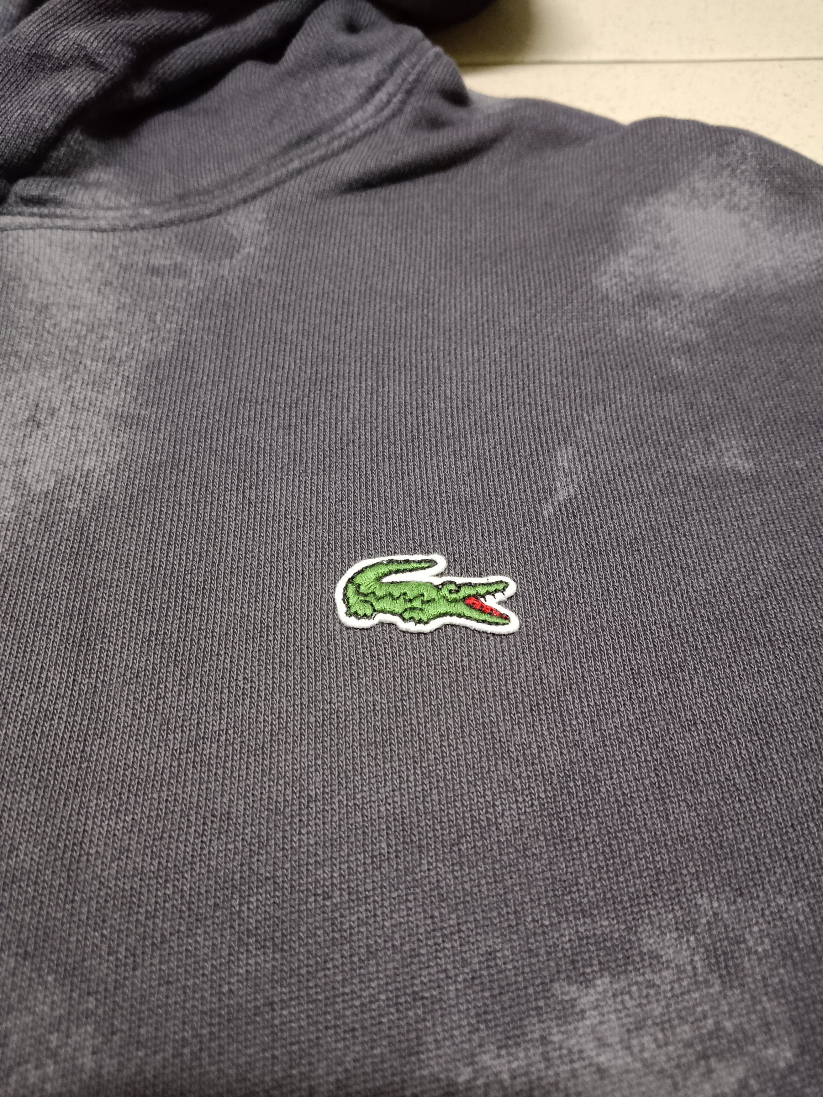 Lacoste Lacoste Acid Wash Hoodie Size US S / EU 44-46 / 1 - 5 Thumbnail