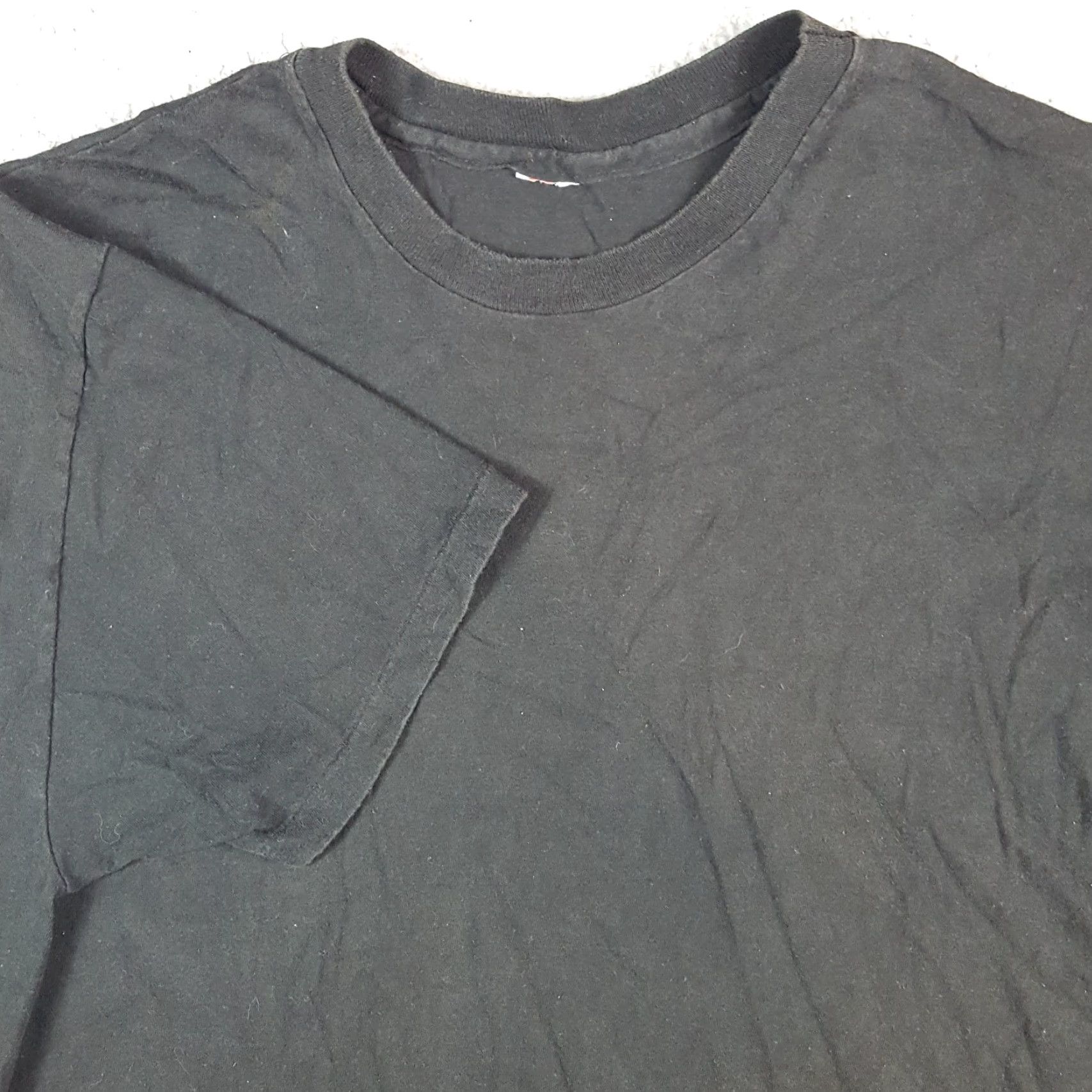 Vintage VINTAGE 90s Black Boxy Grunge Tee Men's XL T-Shirt Size XL Band T Shirt Short Sleeve Crew Neck Cotton Size US XL / EU 56 / 4 - 2 Thumbnail