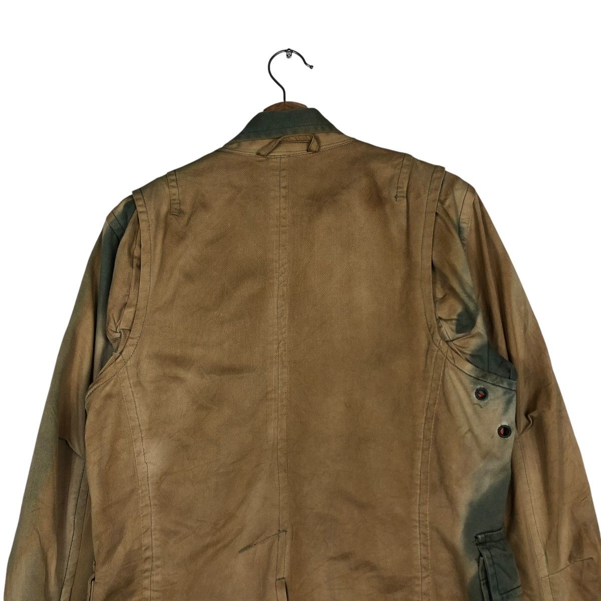 Japanese Brand 🔥VINTAGE CHORE BIKER JACKET DSQUARED2 ACID RUSTY DESIGN Size US S / EU 44-46 / 1 - 11 Thumbnail