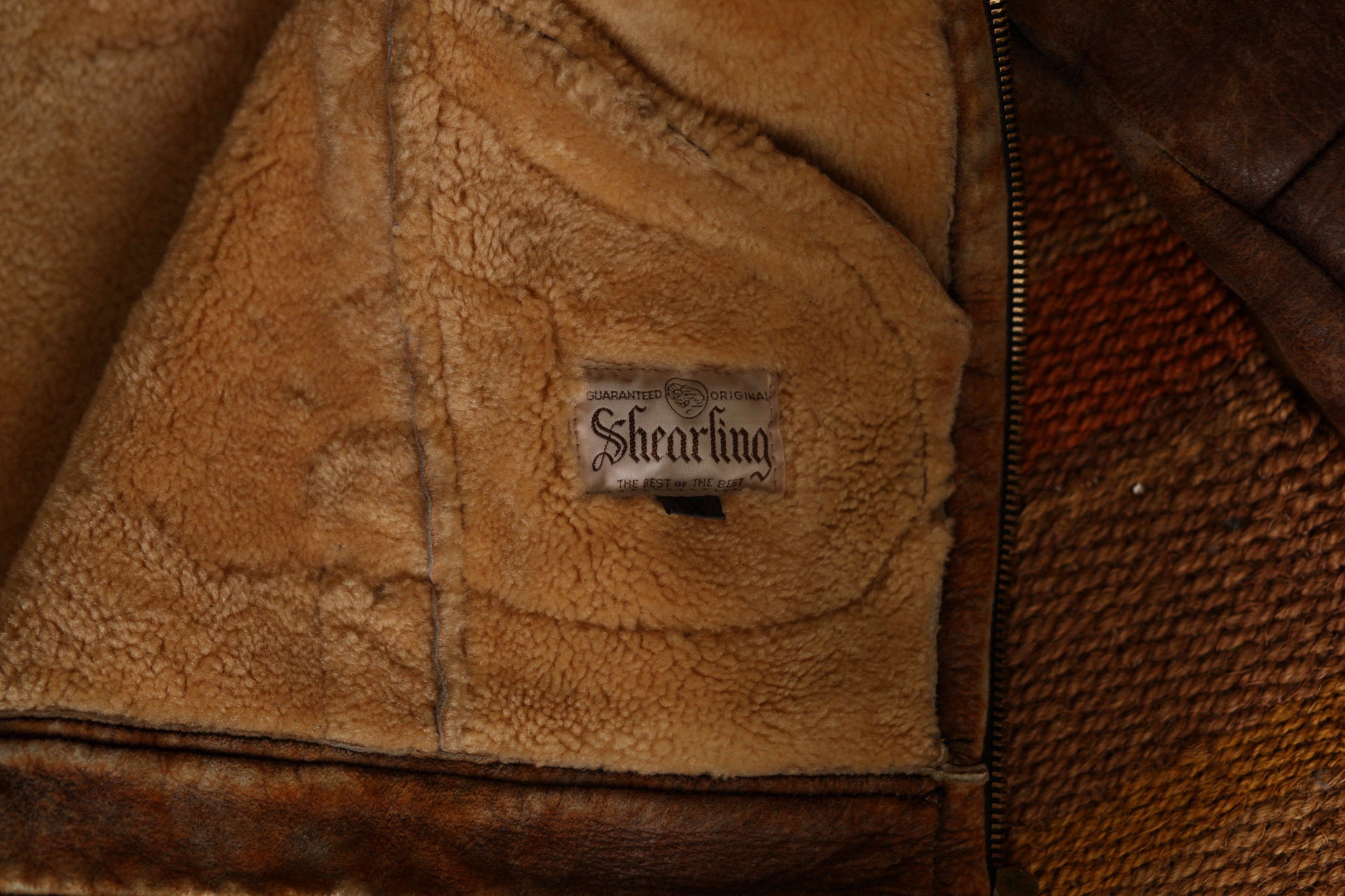 Vintage 1970’s Italian Shearling Café Racer Jacket Size US L / EU 52-54 / 3 - 20 Thumbnail