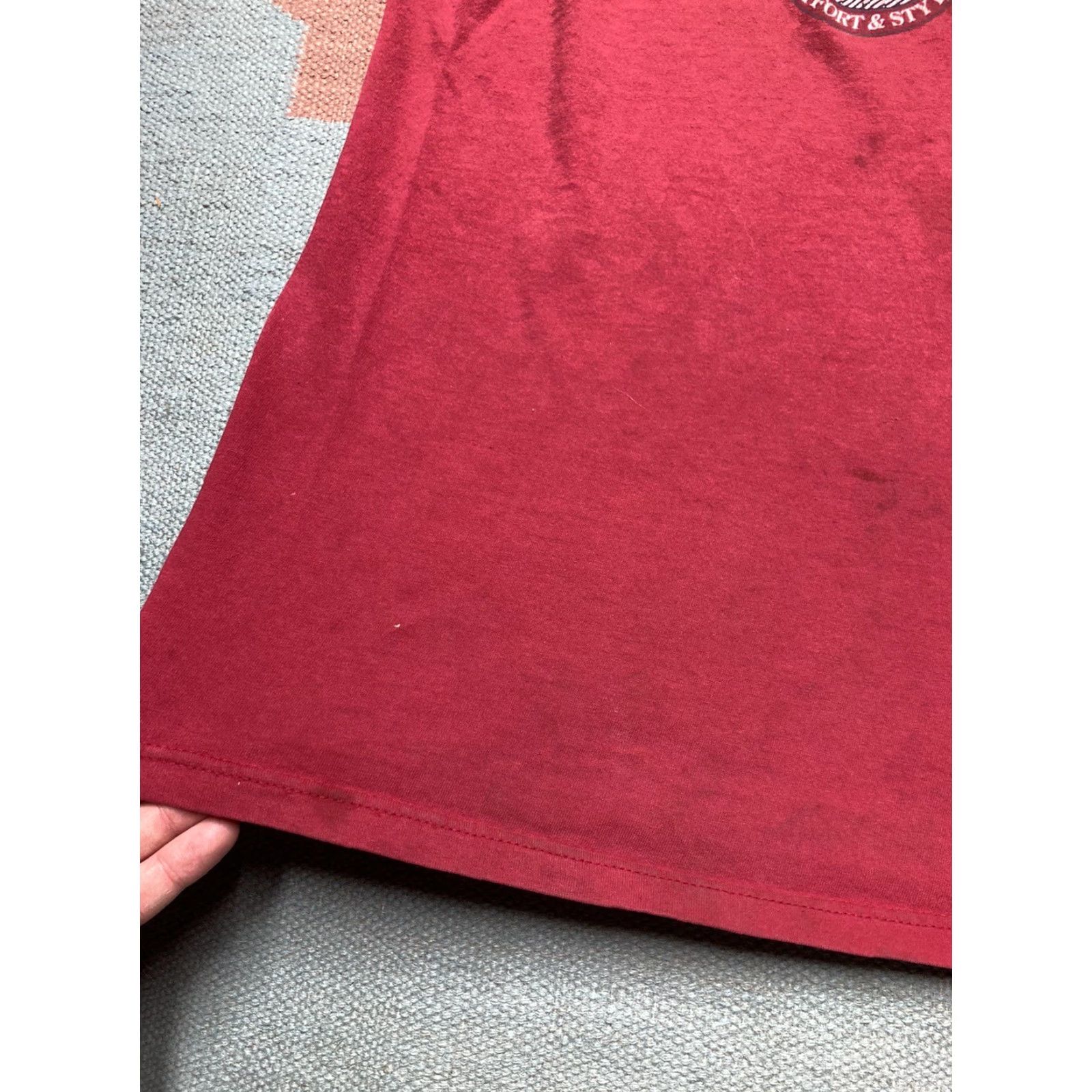Vintage VINTAGE Los Angeles California graphic t shirt beach active wear LA XXL Mens Red 2XL T-Shirt California Angel Size US XXL / EU 58 / 5 - 3 Thumbnail
